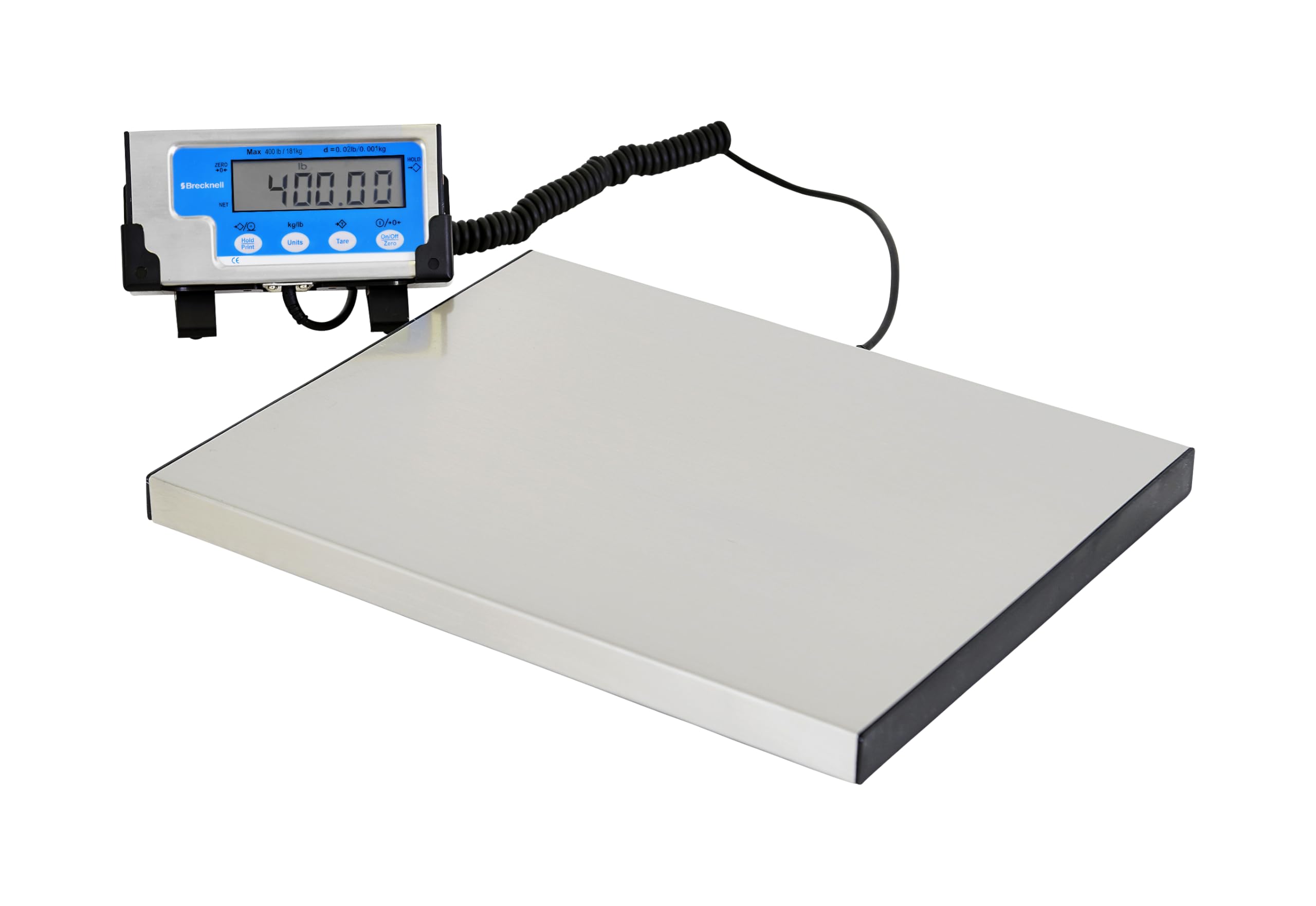 Brecknell WS120 Dual Range Portable Bench Platform Scales 20g Accuracy up to 60kg and 50g 60kg-120kg (250lb x 2oz) Premium Professional Commercial Scales Mains or Battery Powered