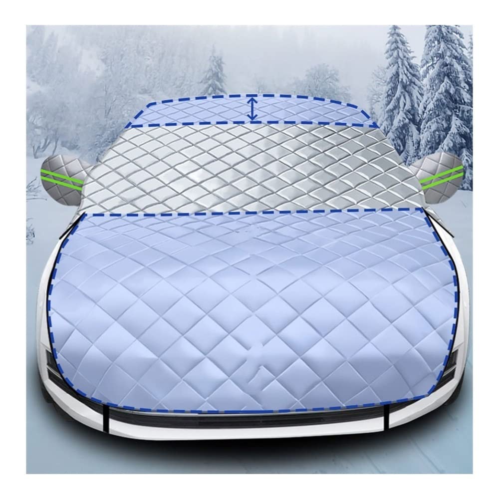 Housse Anti-Neige Pour Voiture – Protection Pare-Brise Et Capot 230x250 Cm | Tissu Réfléchissant Toutes Saisons