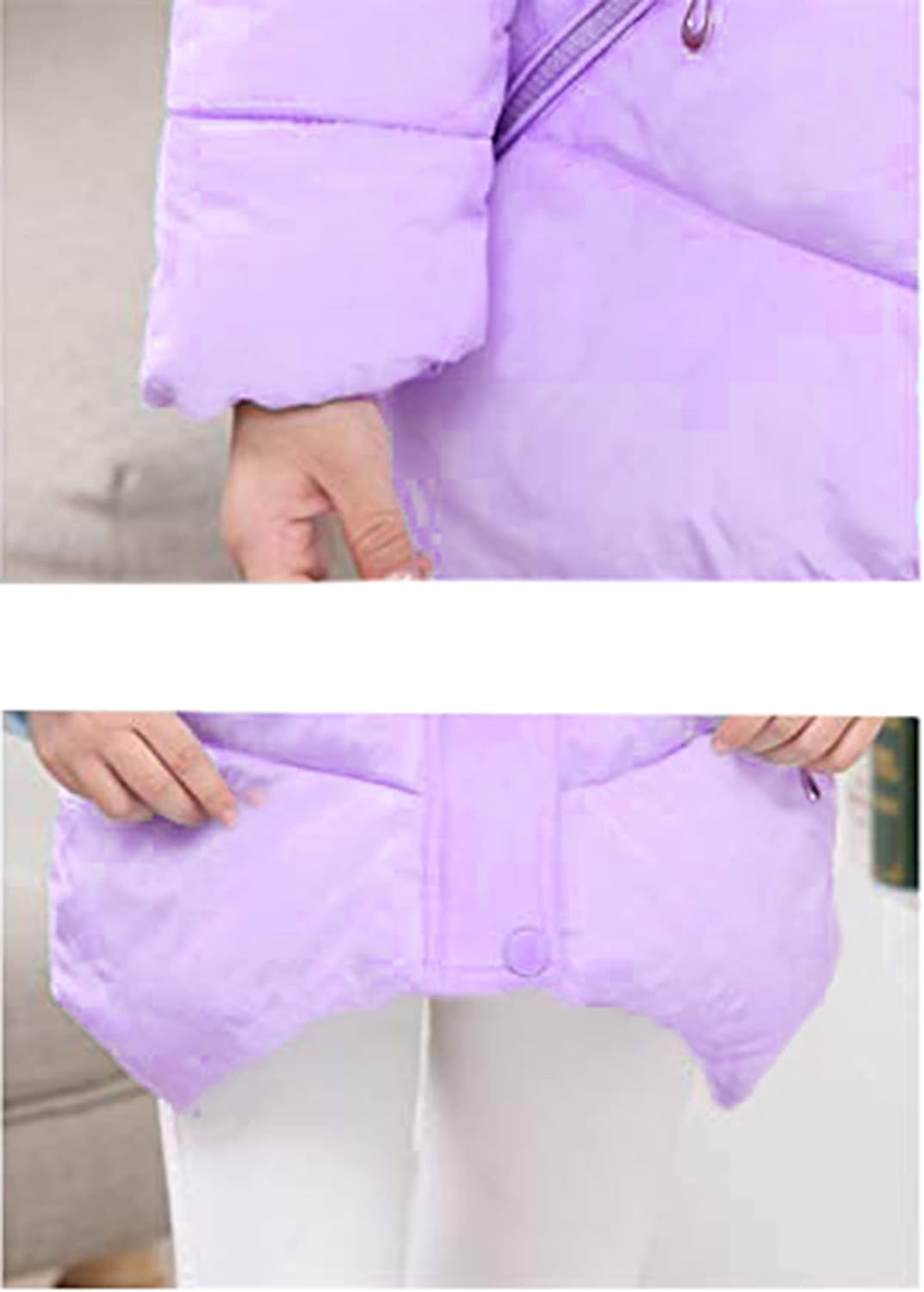 Miss Bei Girl's Kids Winter Coat Parka Kids Warm Puffer Jacket with Hooded (Toddler & Big Kids) - Image 7