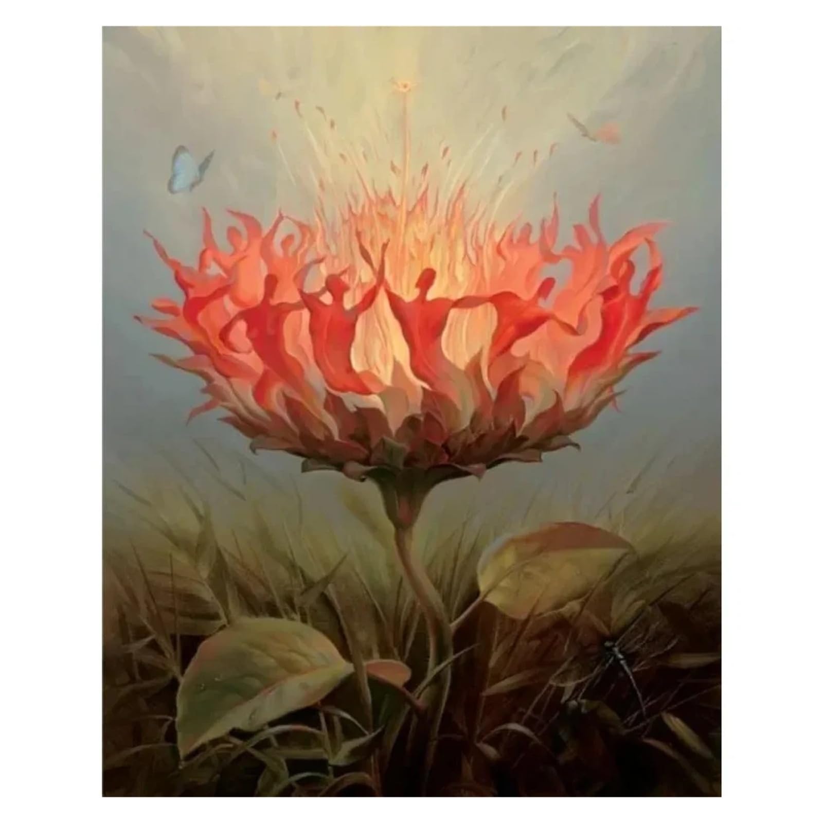 Xenite L Wal Art Canvas Prints Surrealism Poster Abstract Andscape Canvas Painting And Print Home Wal Art Pictures Decoration(,50X70cm)