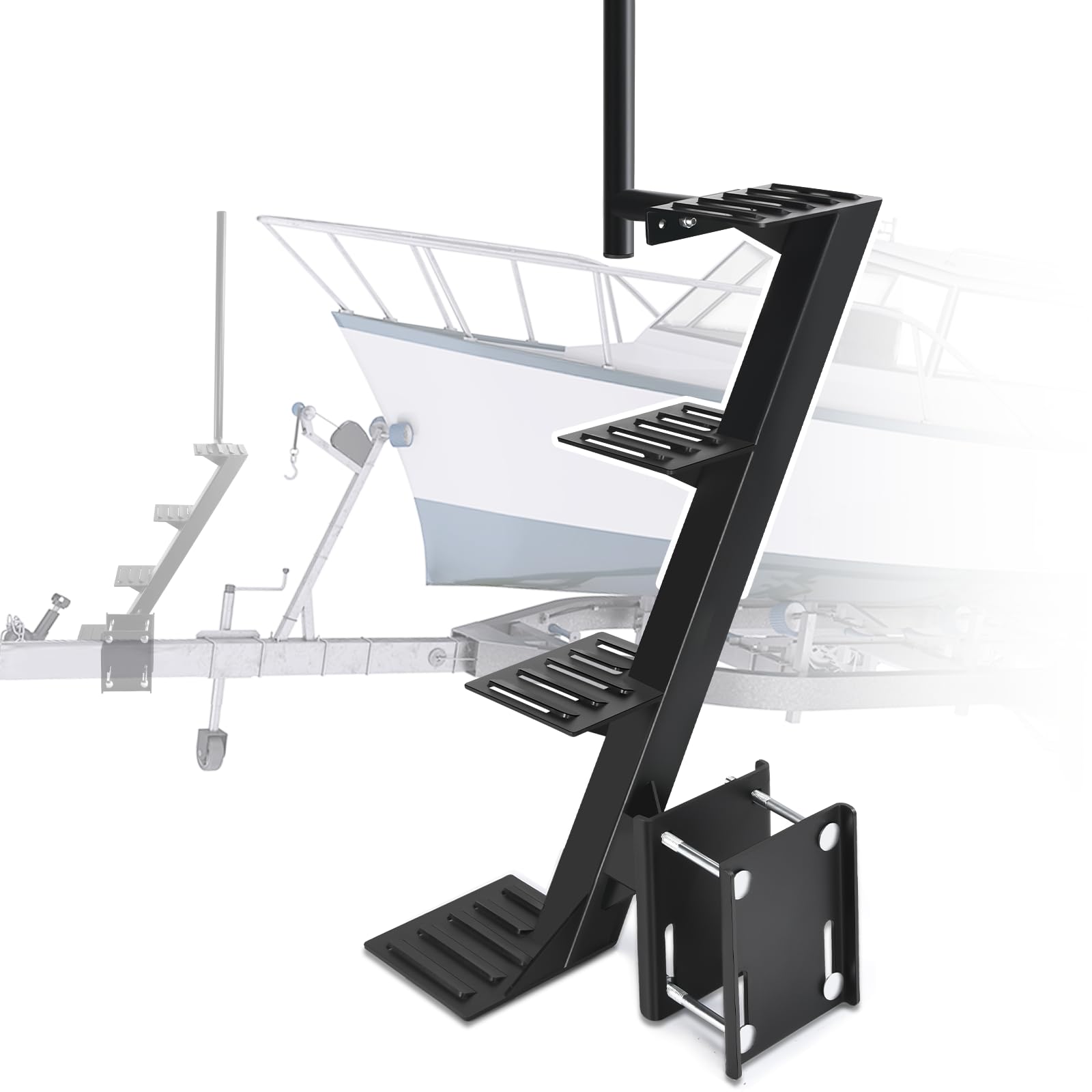 Snapklik.com : Trailer Steps, Heavy Duty Boat Trailer Steps, Boat Steps ...
