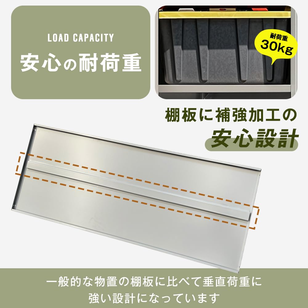 Amazon | 屋外収納庫 スチール製 盗難防止 鍵付き 物置 防錆 防水 引戸