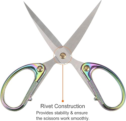 Miniatura 5 de Tijeras de bordado vintage de 5.3 pulgadas, de acero inoxidable, mini tijeras para costura, manualidades, punto de cruz, manualidades, aguja de