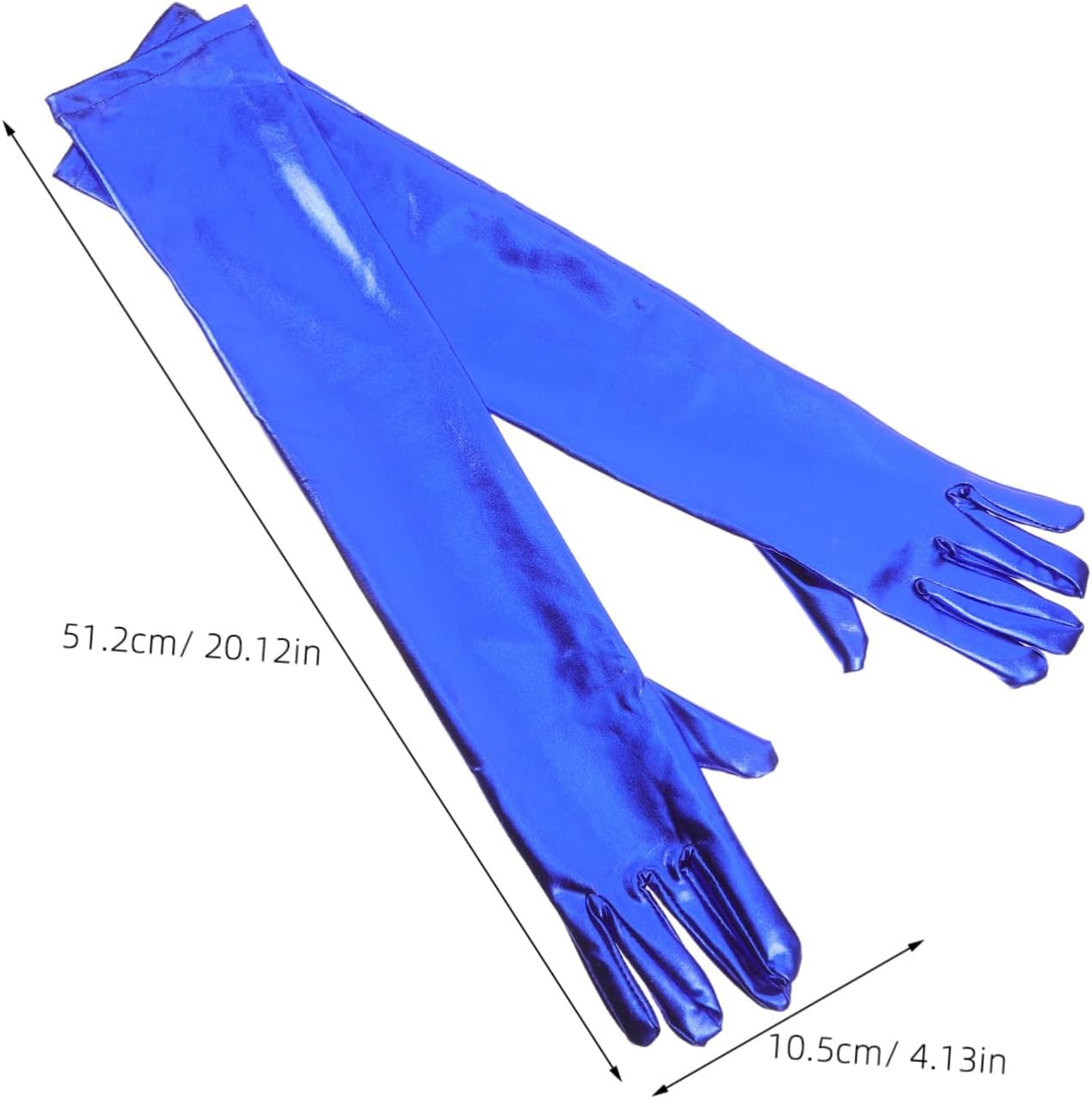 GALPADA 1 Pair Elbow Finger Gloves for Women High Gloss Arm Gloves for Evening Costume Parties Weddings and Proms Versatile Styling and Attractive Design