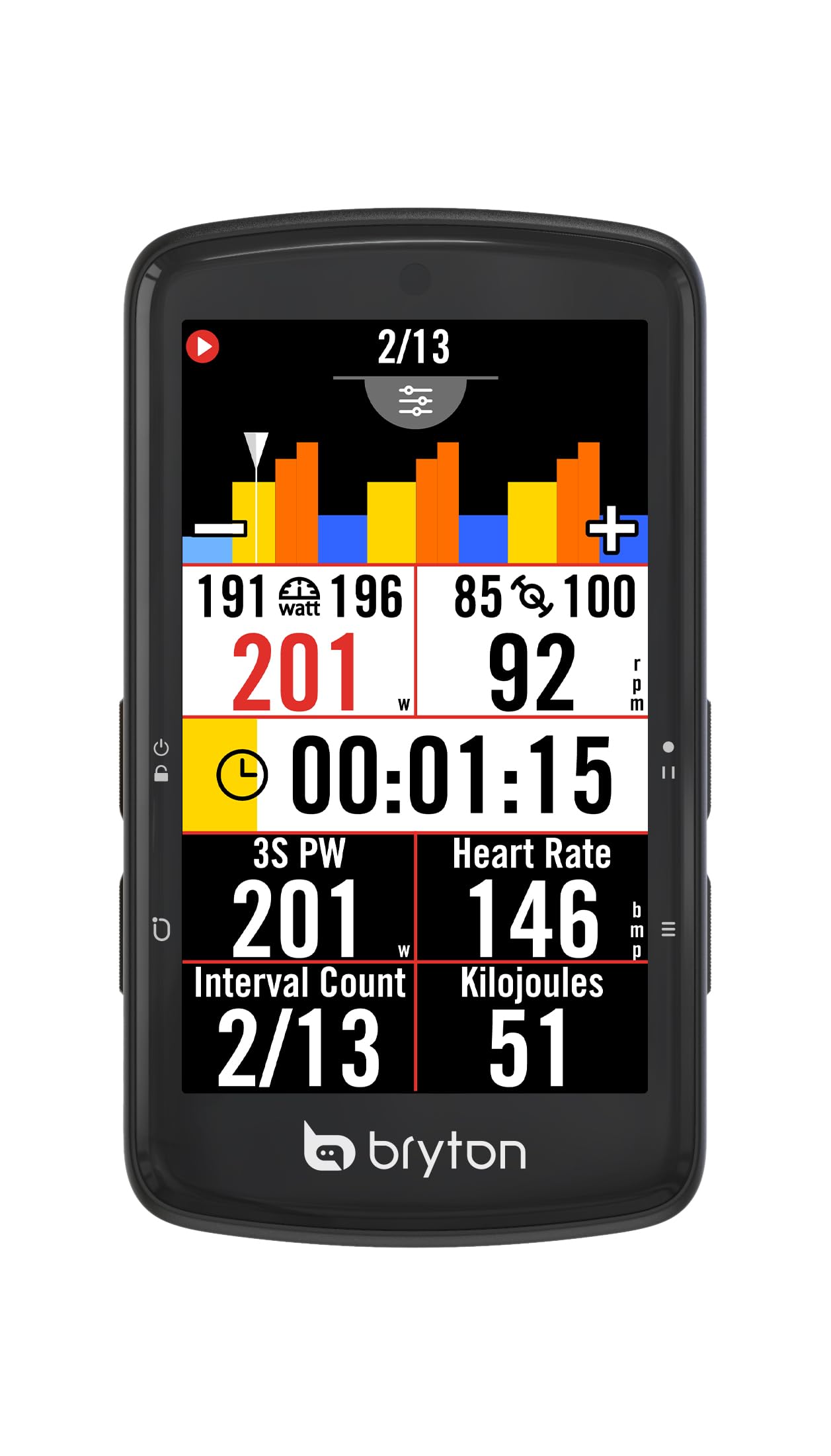 Bryton Rider S810 Pack Total 3 Sensores (Velocidad, Cadencia, Pulso) | Ciclocomputador GPS Táctil Color 3.5" | Batería 50h | Mapas Europa y Voz | Kit Ant+/BLE, Radar y E-Bike