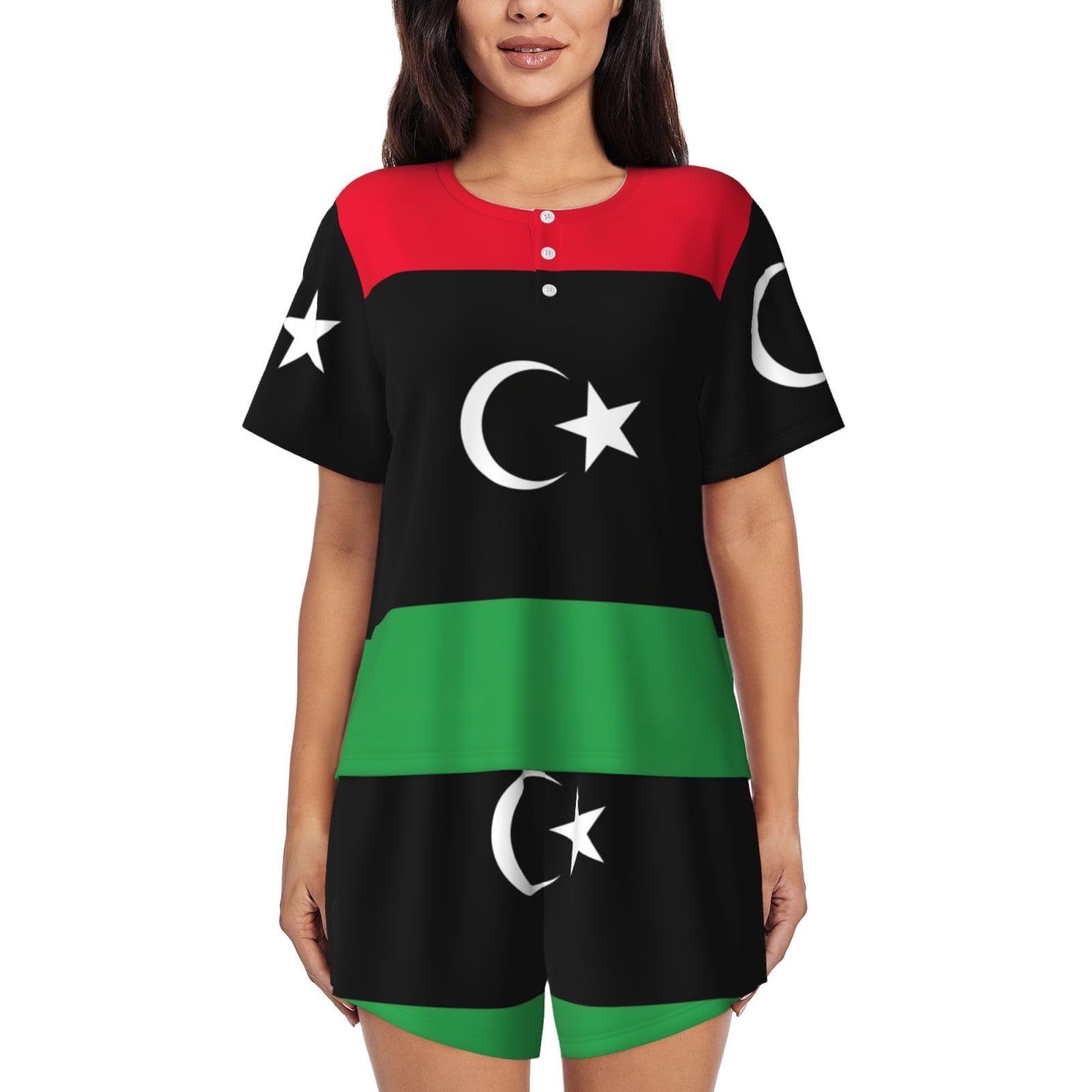 Drapeau libyen imprimé EdWal grand pavillon national résistant aux UV et intempéries - 8