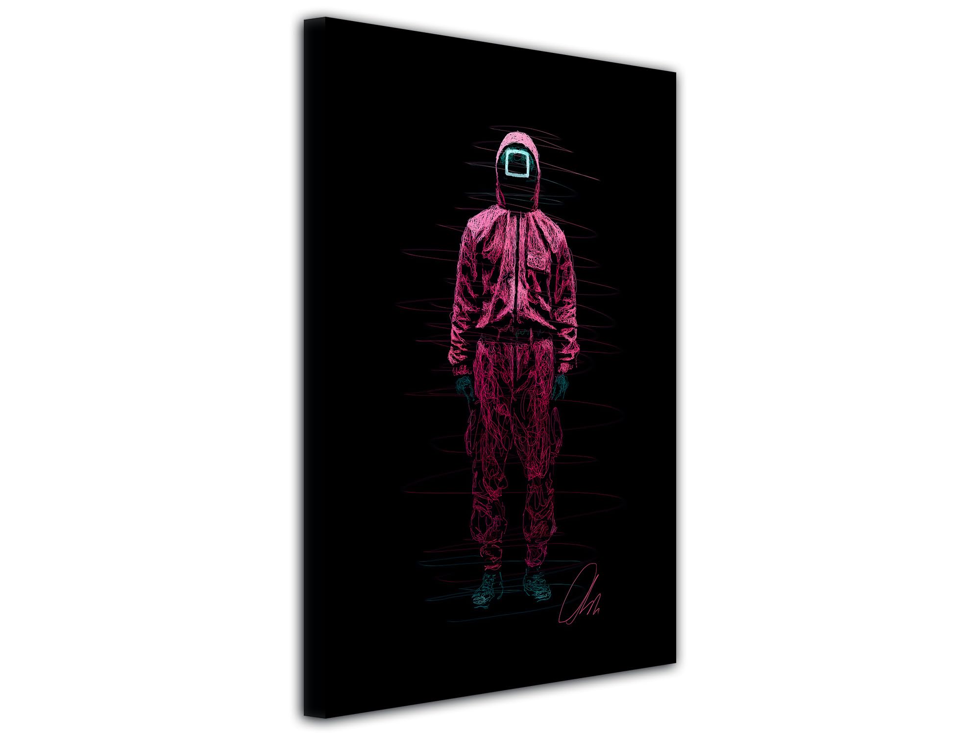 DECLINA – Quadro da parete Gioco di sopravvivenza – Gioco di sopravvivenza – Stampa HD su tela – Produzione francese