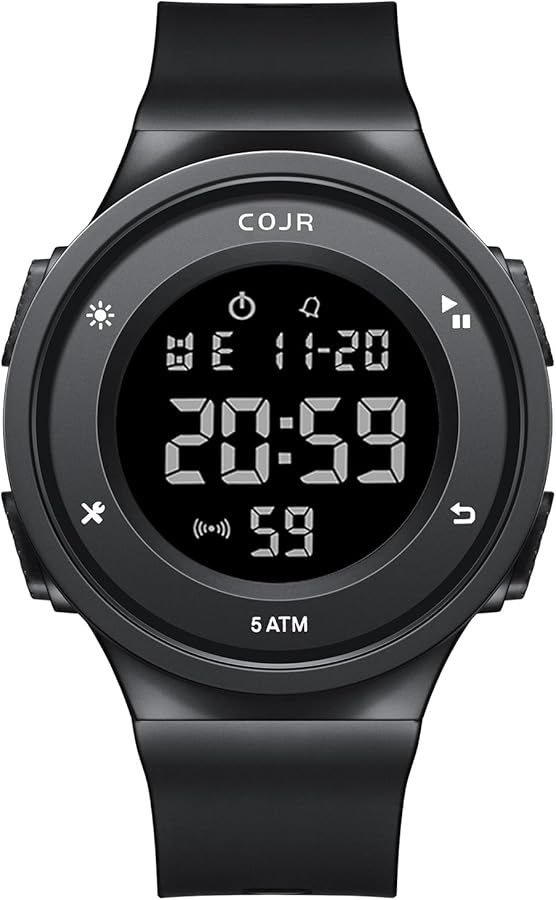 値下げします。VENTURA デジタル腕時計 ブラック Amazon | Datirzyx（ダティアシー）デジタル腕時計 メンズ