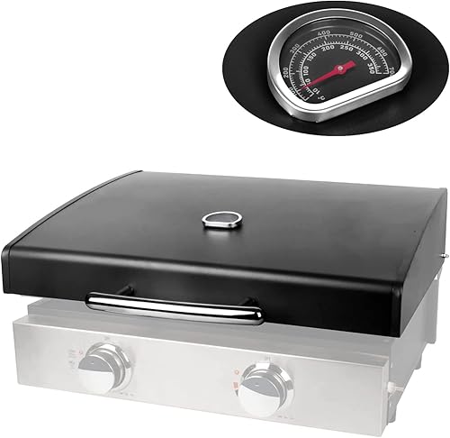 Miniatura 4 de Capucha de cubierta dura compatible con la plancha de mesa Blackstone de 22 pulgadas y soporte universal para plancha de mesa Blackstone, patas y