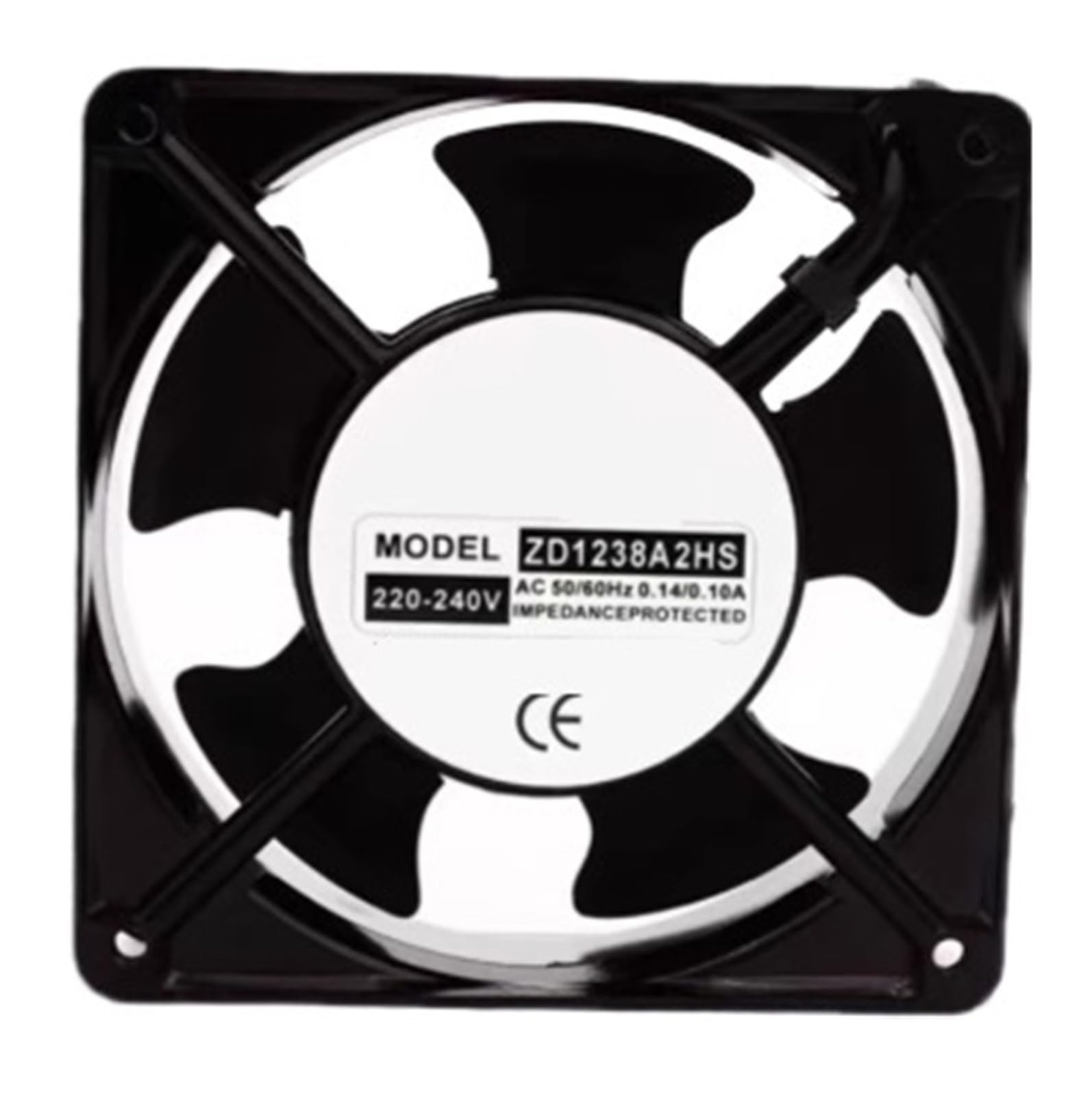 Lzikkgki One Color Zd1238a2hs Ac 220-240V 0.14/0.10A 120X120x38mm 2-Wire Cooling Fan