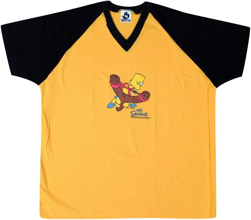 Simpsons - Mens Simpsons - Bart Soccer Jersey One Size Yellow