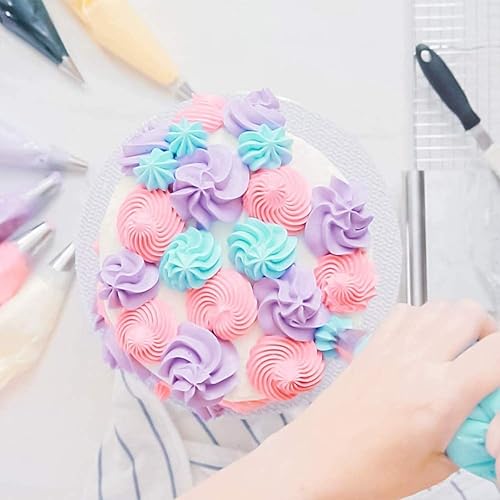 Miniatura 6 de BeeSpring Bolsas de pastelería desechables – Bolsas de pastelería antiestallido de 12 pulgadas, 50 bolsas gruesas antideslizantes para glaseado de
