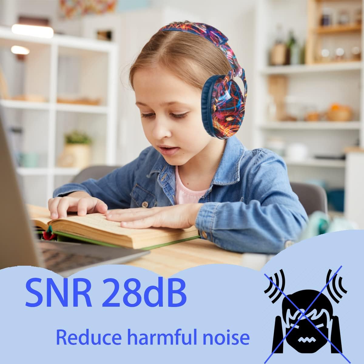 PROTEAR Kids SNR 28dB Noise Reduction Ear Protection Safety Ear Muffs - Image 2