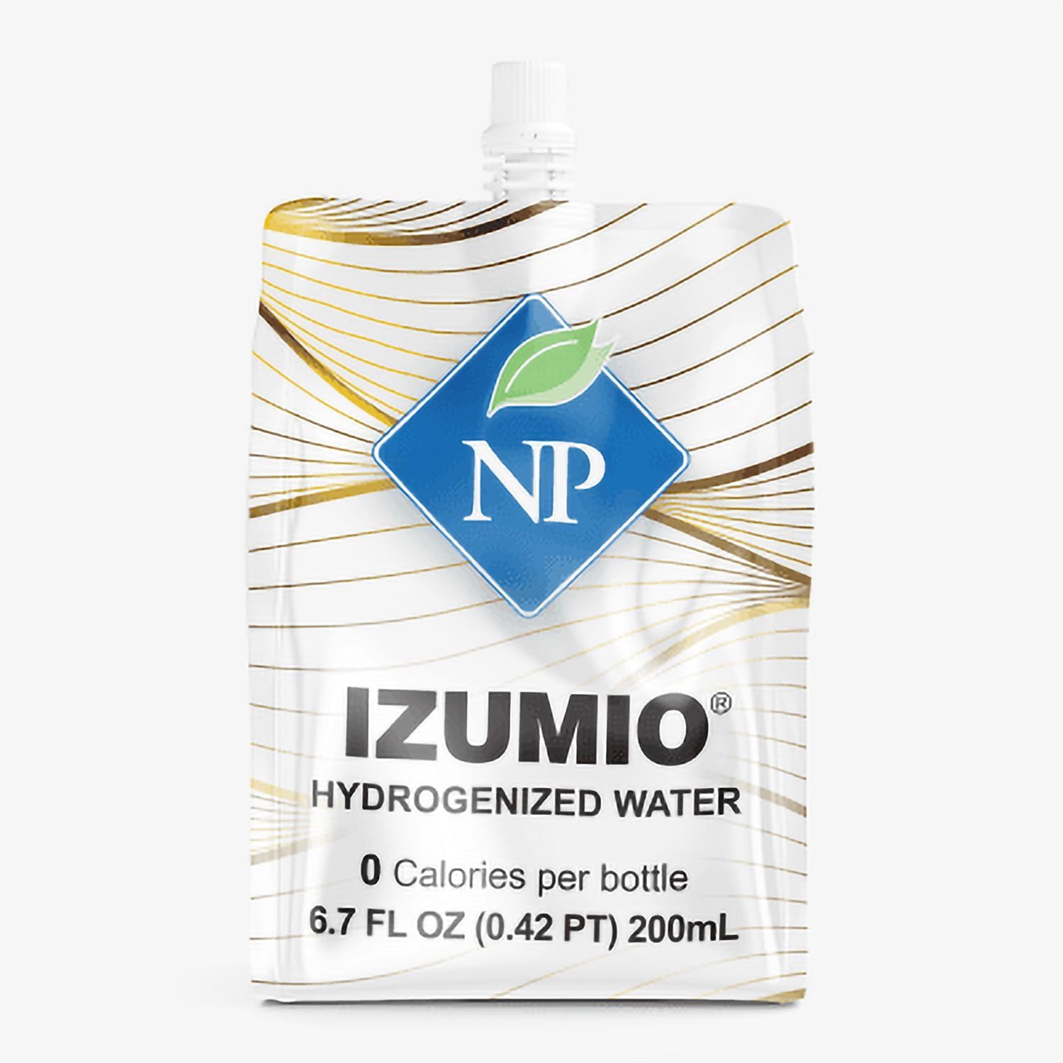 IZUMIO Hydrogen Infused Water, Pure Drinking Water (30 Pack Spout)