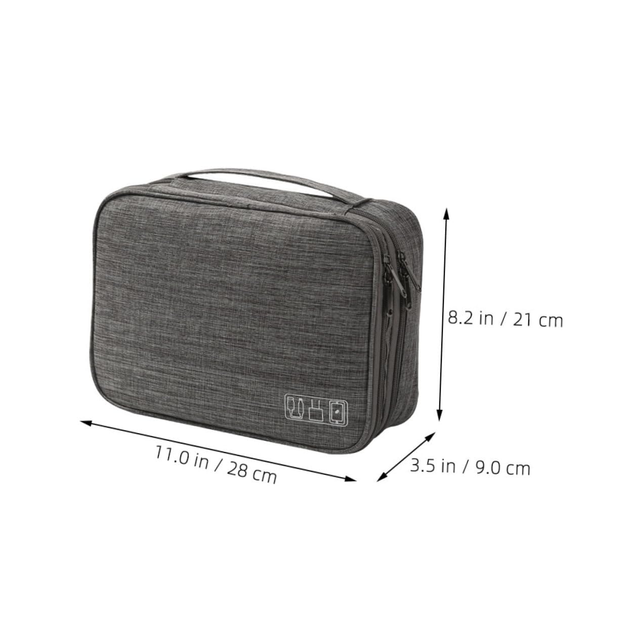 OSALADI 3piezas Bolsa De Almacenamiento De Cables Portátil Organizador De Cargadores y Accesorios Electrónicos para Gran Capacidad y Diseño Práctico para y Cables USB