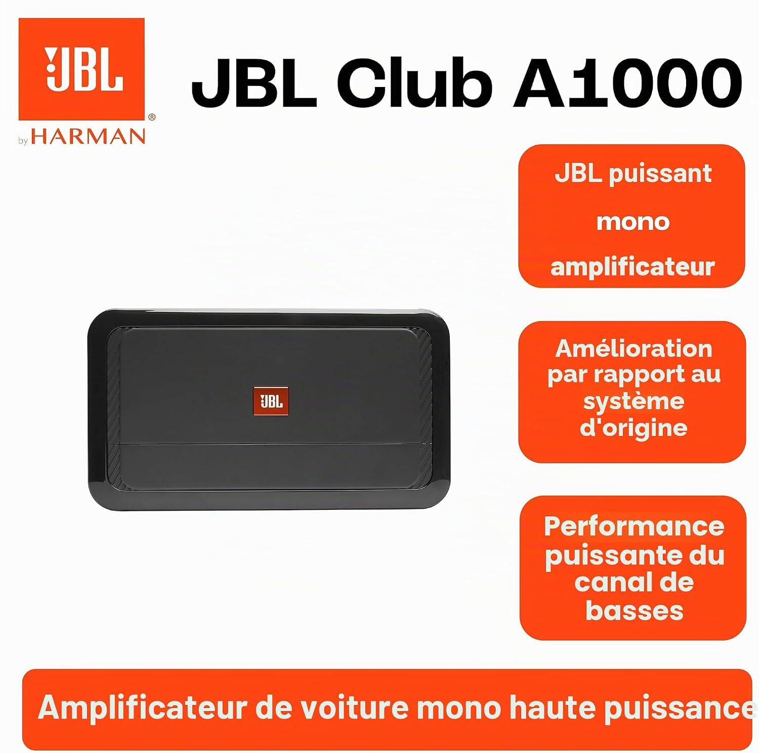 JBL Club A1000 | monoblock stopień wyjściowy 1-kanałowy