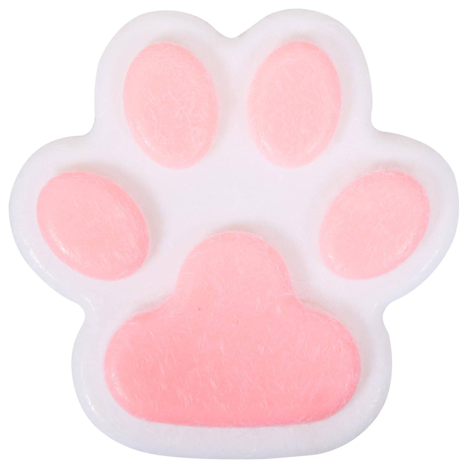 1pcs Cat Paw Squishy Toys,5.5 in Big Cute Kawaii fufu Squishies,Sticky Squeeze Cat Paw Fur Ball,Super Soft Stress Relief Funny Fidget Toys Novelty Things Suitable for Adults Kids