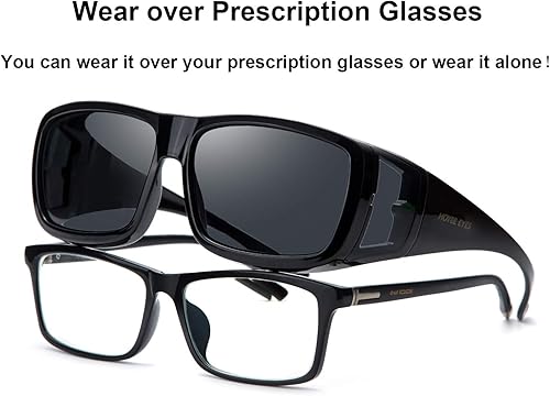 Miniatura 4 de Gafas de sol polarizadas envolventes para mujeres y hombres, lentes de sol polarizados envolventes