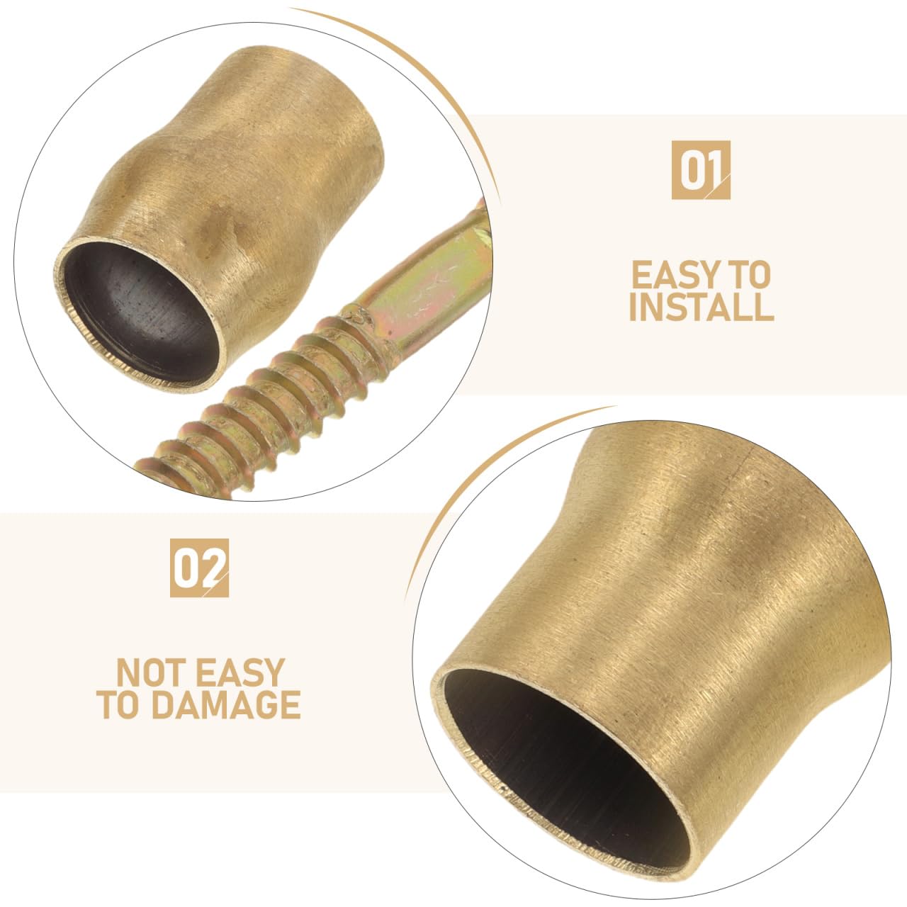 MOLUCKFU Elderly Cane Joint Set including Anti-Slip Ferrule Walking Stick Connector Accessories for Diy Replacement Secure Senior Mobility and Stability - Image 4