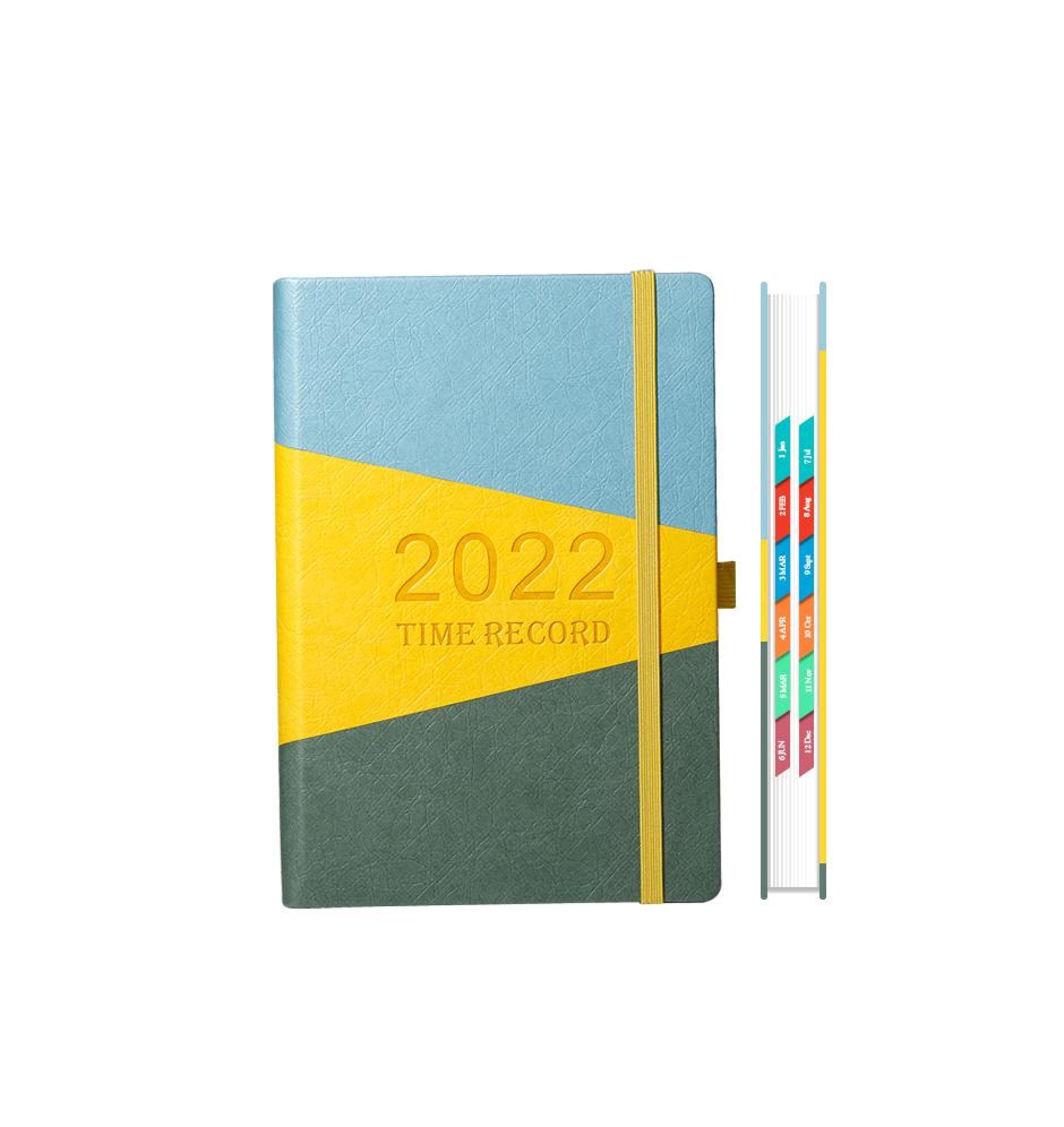 Agenda 2022A5 200 Hojas Color Notebook Bloc de Notas planificador 2022 Diario semanal Mes año planificador Notbook Oficina Escuela suministrosPlanificador de Vida