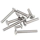 4mm Metric Knobs Screws,Sinyiol 1 Pound About 150pcs M4 x 30mm Screws,Length 30mm Phillips Truss Head Machine Screws Bolts for Cabinet Drawer Pull Handle (M4 x 30mm, Weight: 1 lb)