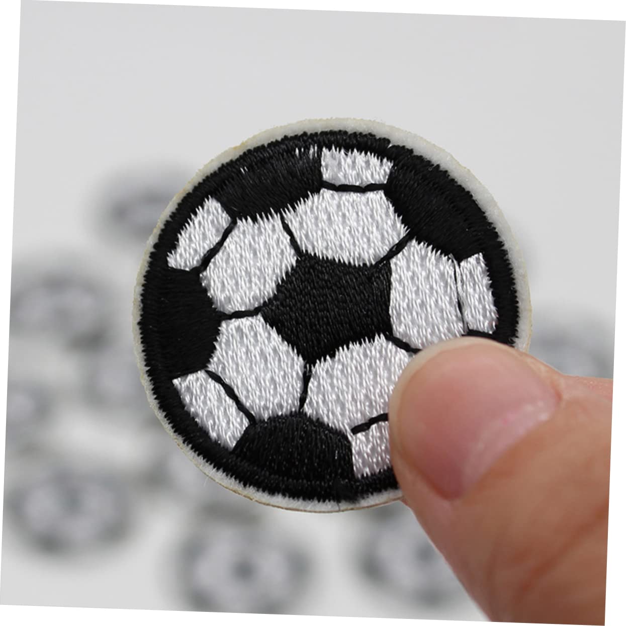 Toppe Ricamate da Calcio 10 Pezzi per Scarpe e Cappelli