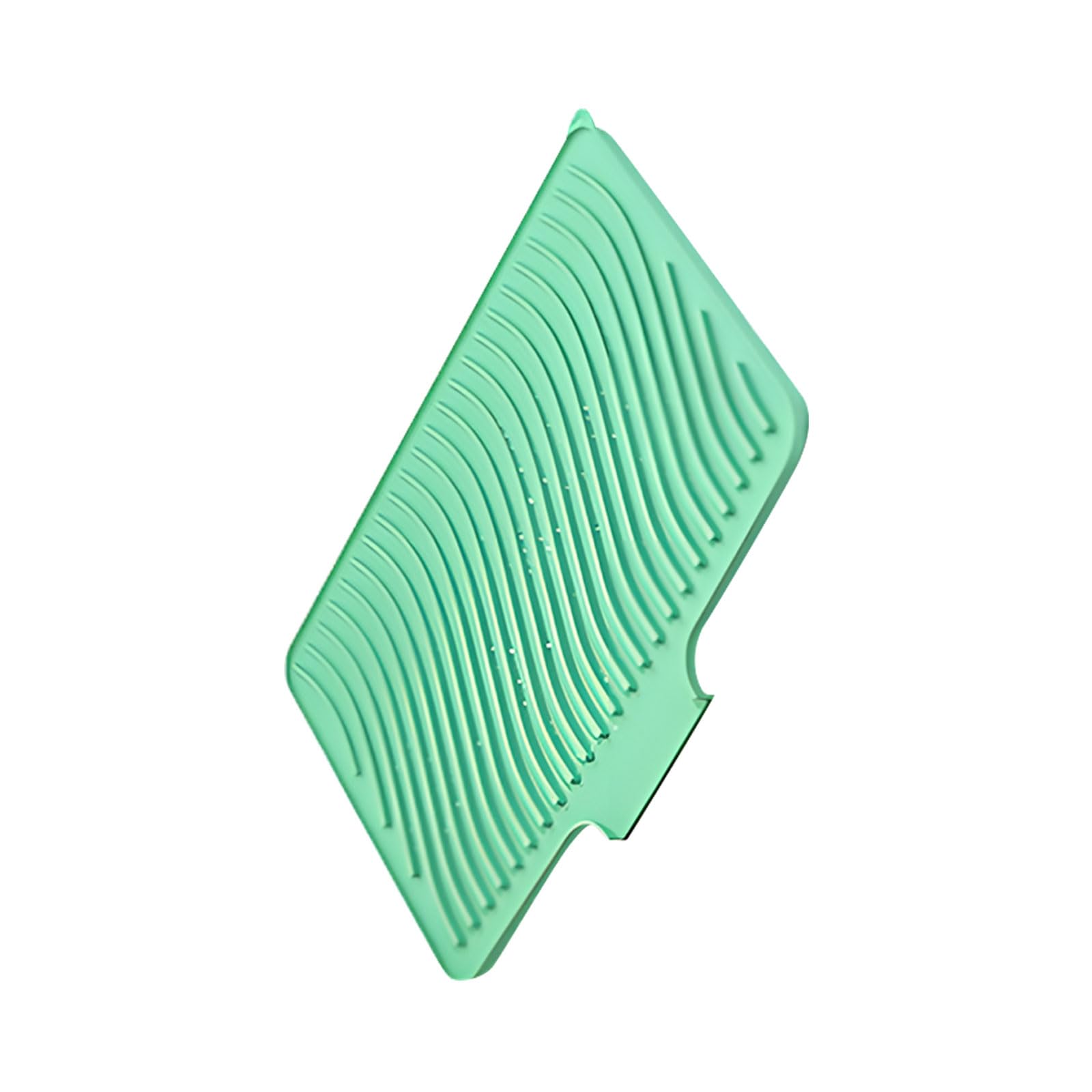 Msioytog Kitchen Water Drain Mat with Hole Pattern for Quick Drying and Easy Cleaning Drying Mat