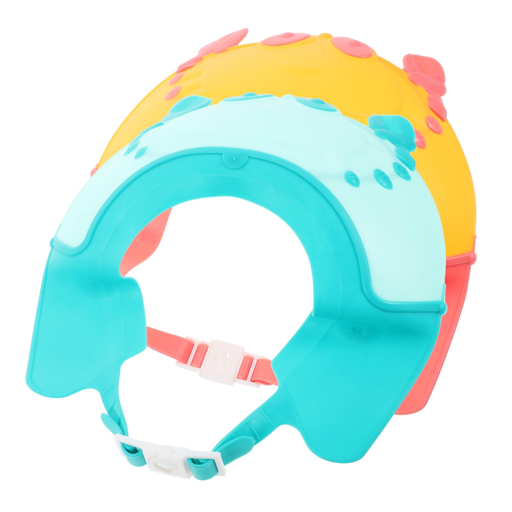 FOMIYES Shampoo Cap for Toddlers 2pcs Bath Visor Cap Bath Hat Shield Fine Details for Boys and Girls Comfortable Durable