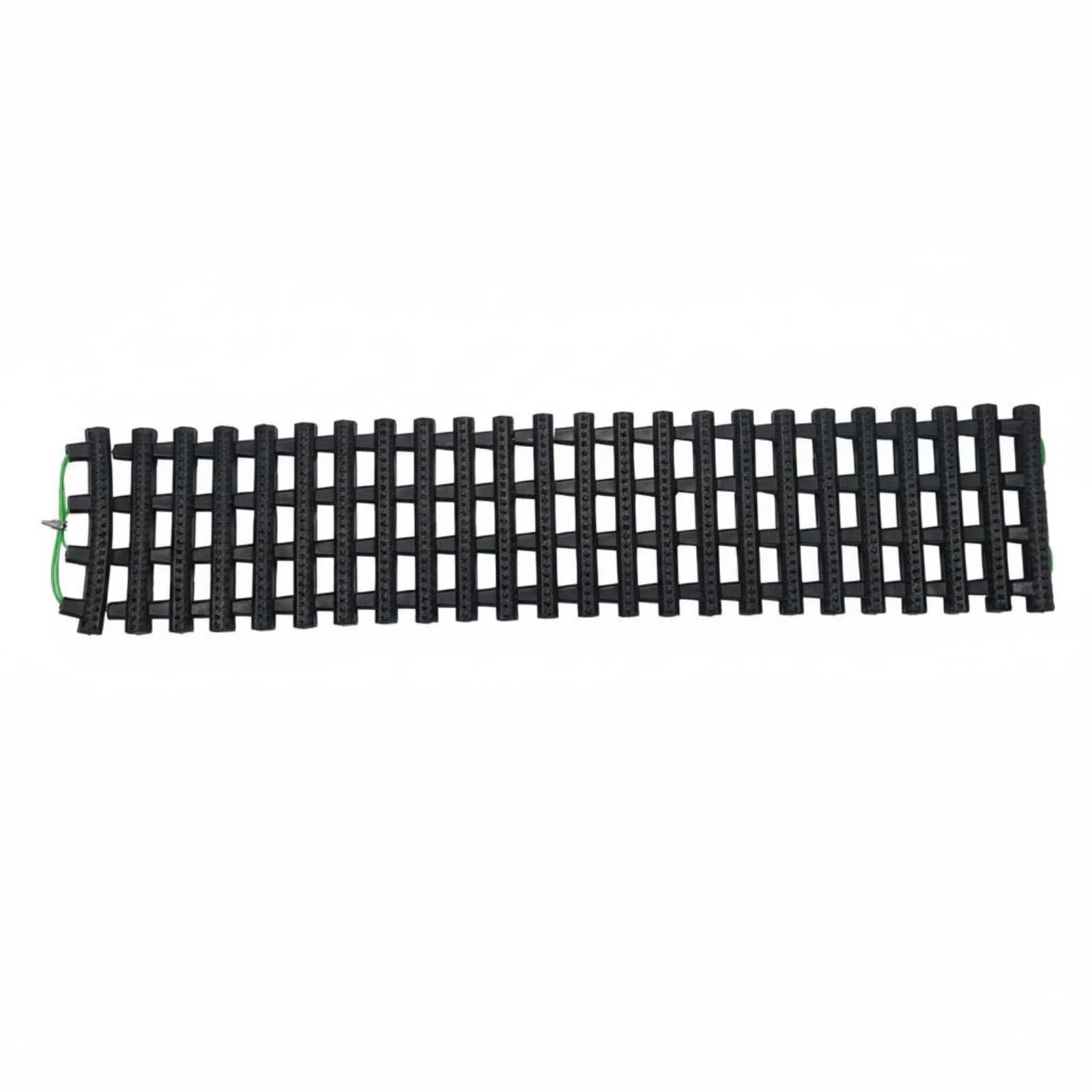 Recupero Veicolo Tappetino Trattore Antiscivolo Tavola Tractione Pista in Gomma con Superficie Rialzata E Cavo in, 80 Cm, Modello Regolare Larghezza 22 Cm
