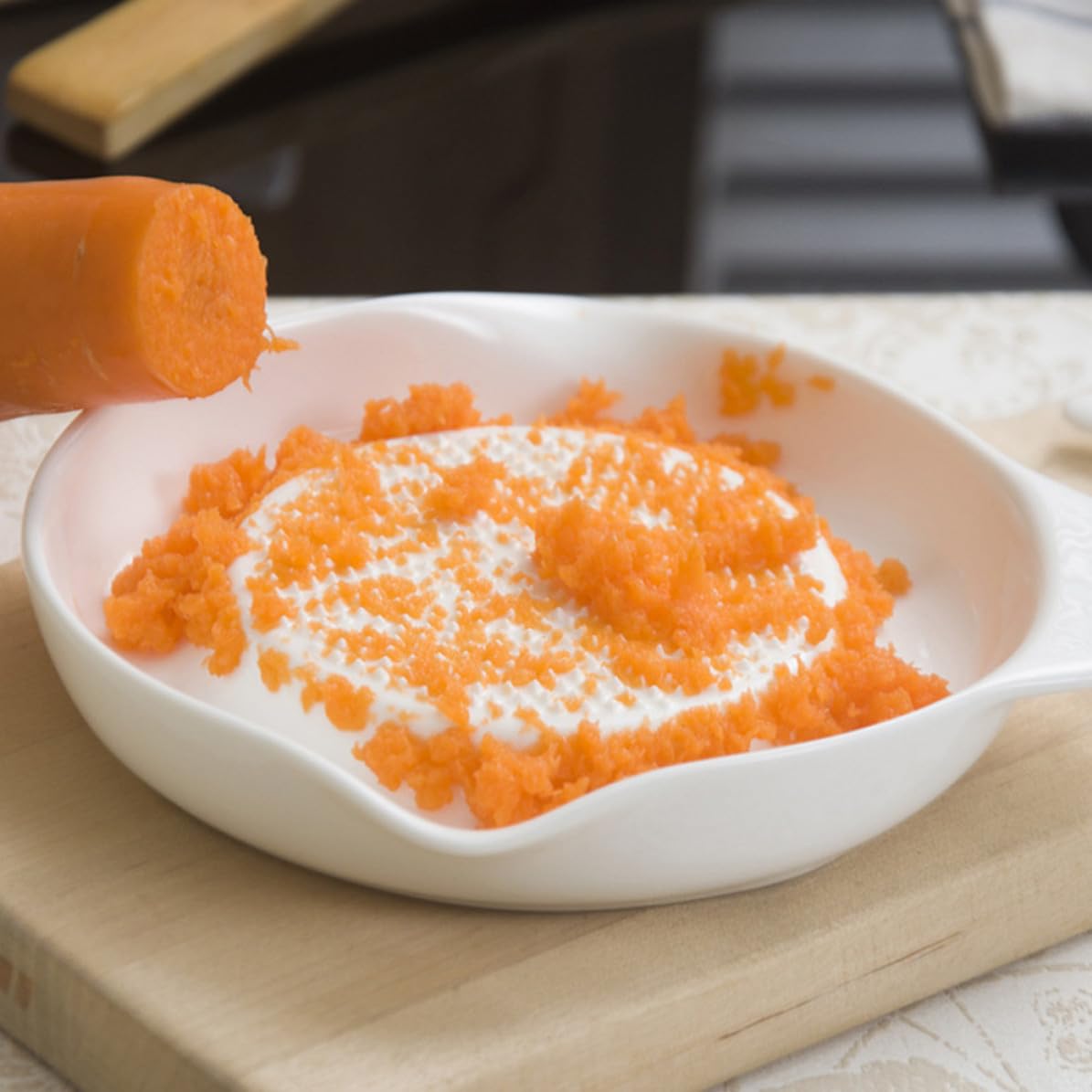 Rallador de Ajo de Cerámica Resistente al Desgaste, 2 Piezas para Rallar Especias Diseño Duradero y Fácil de Limpiar en Cocina Doméstica