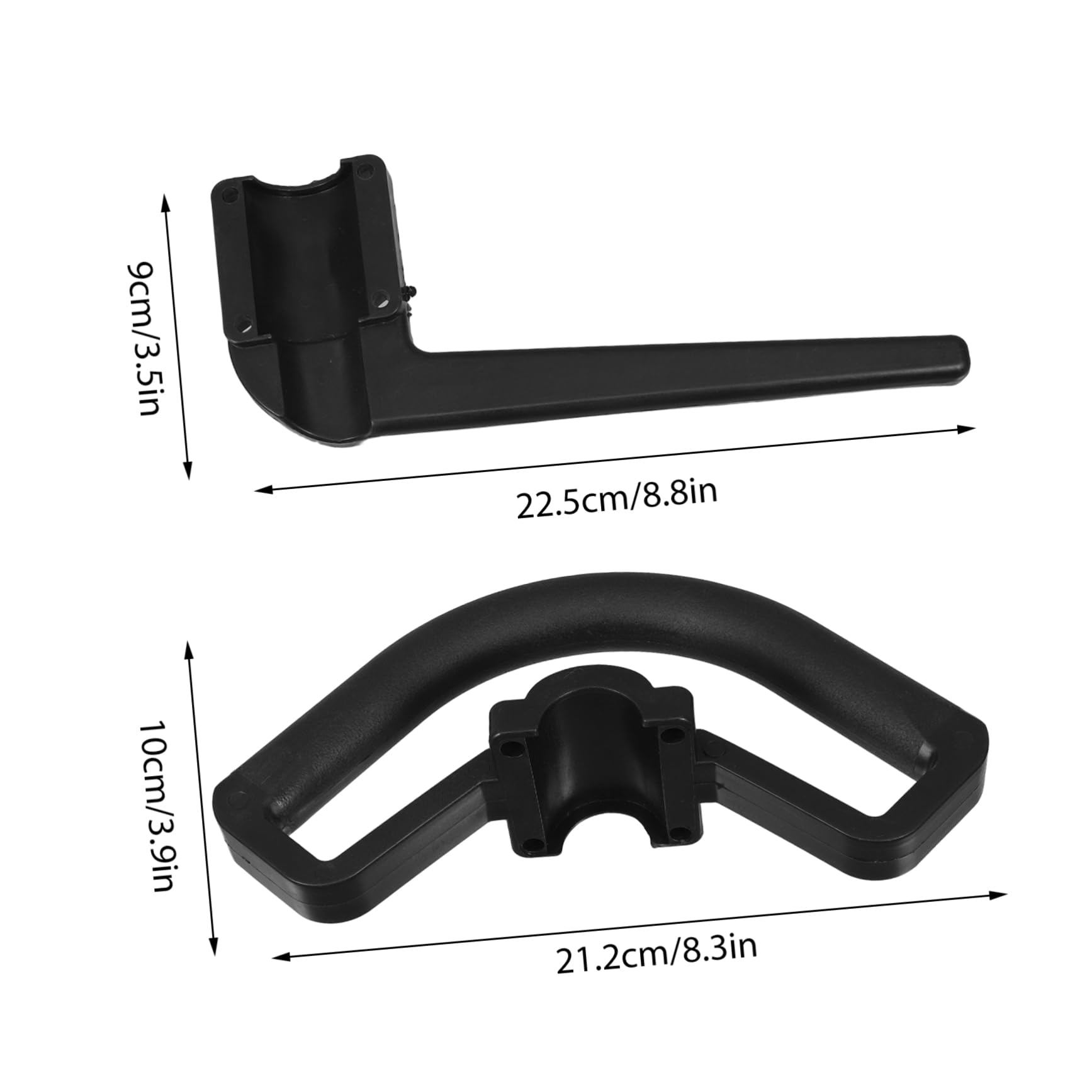 Hemoton Ergonomic Handle for Lawn Mowers Comfortable Side Mount Grip for Various Trimmer Models Durable Design for Efficient Trimming and Edging Tasks for Gardeners