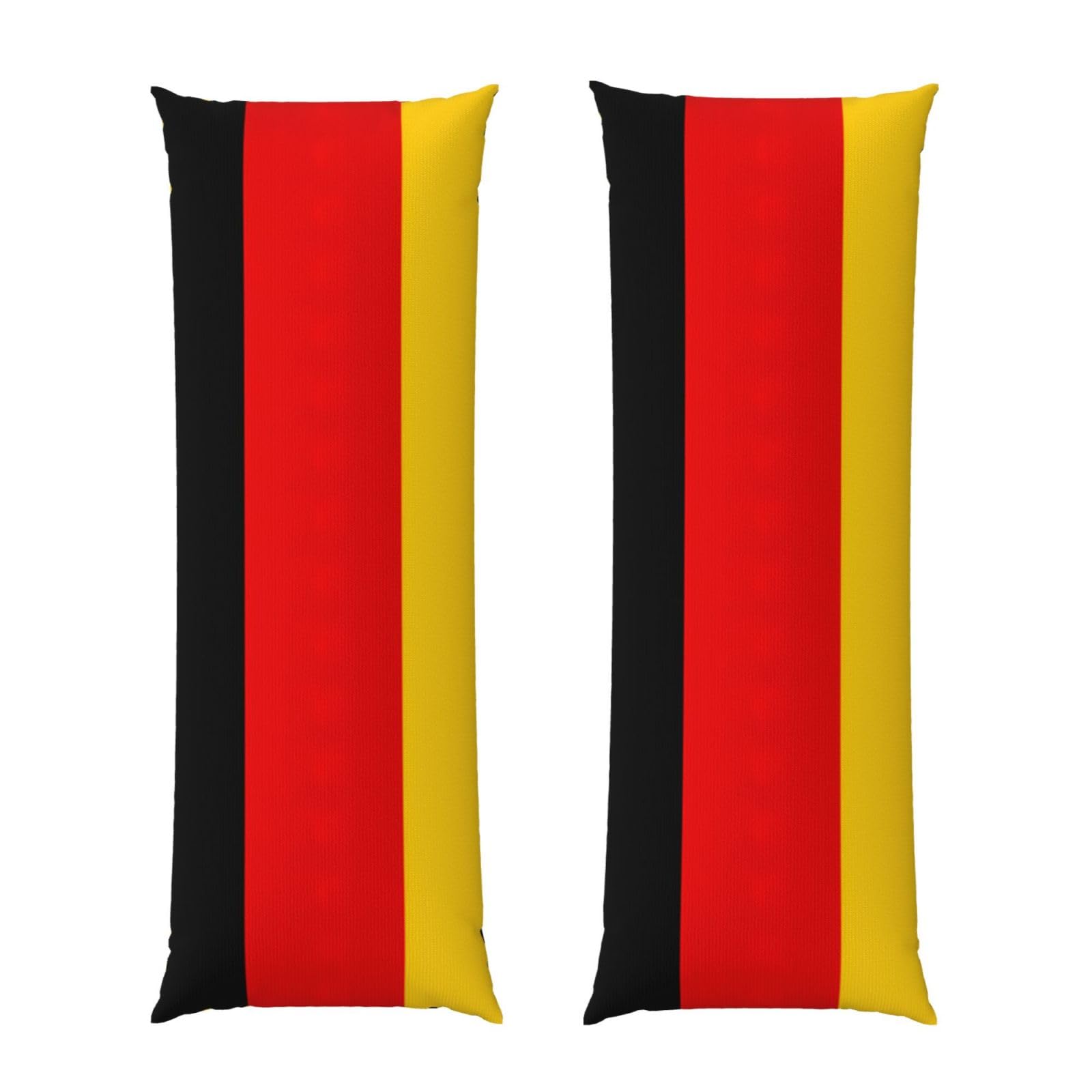 Taie d'oreiller longue drapeau allemand housse de coussin respirante