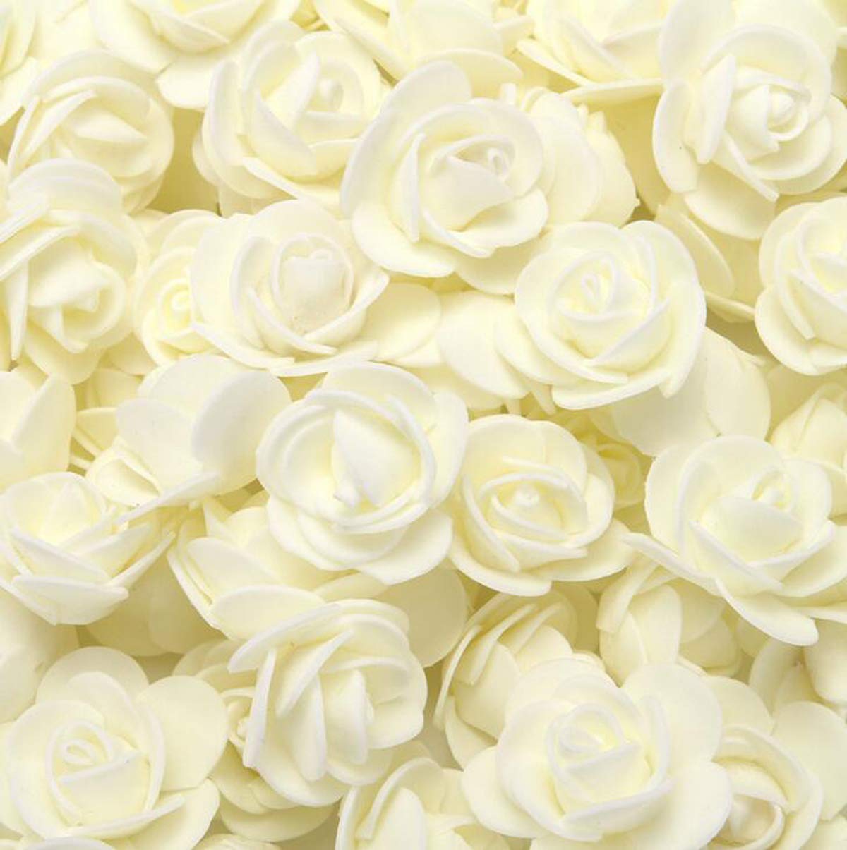 Weslymoo 25個 ブラッシュピンクローズ 造花 茎付き リアルな見た目 フォームローズ DIY ウェディングブーケ ブライダルシャワー センターピース パーティー ｜Serwalin 造花 フェイクスプリングピンクフラワー、ケーキ