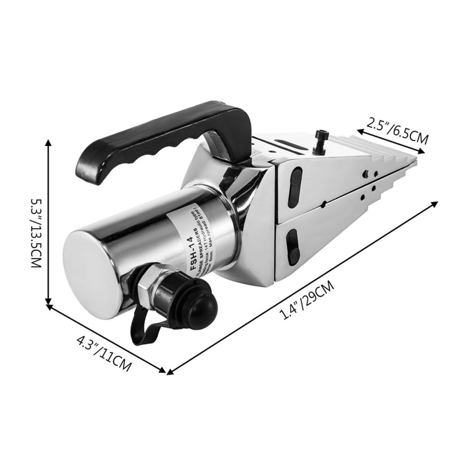 Hydrauliczna głowica rozpierająca kołnierza 1/4" - 3-1/4" Narzędzie do rozdzielania klinów do rur Wydajny
