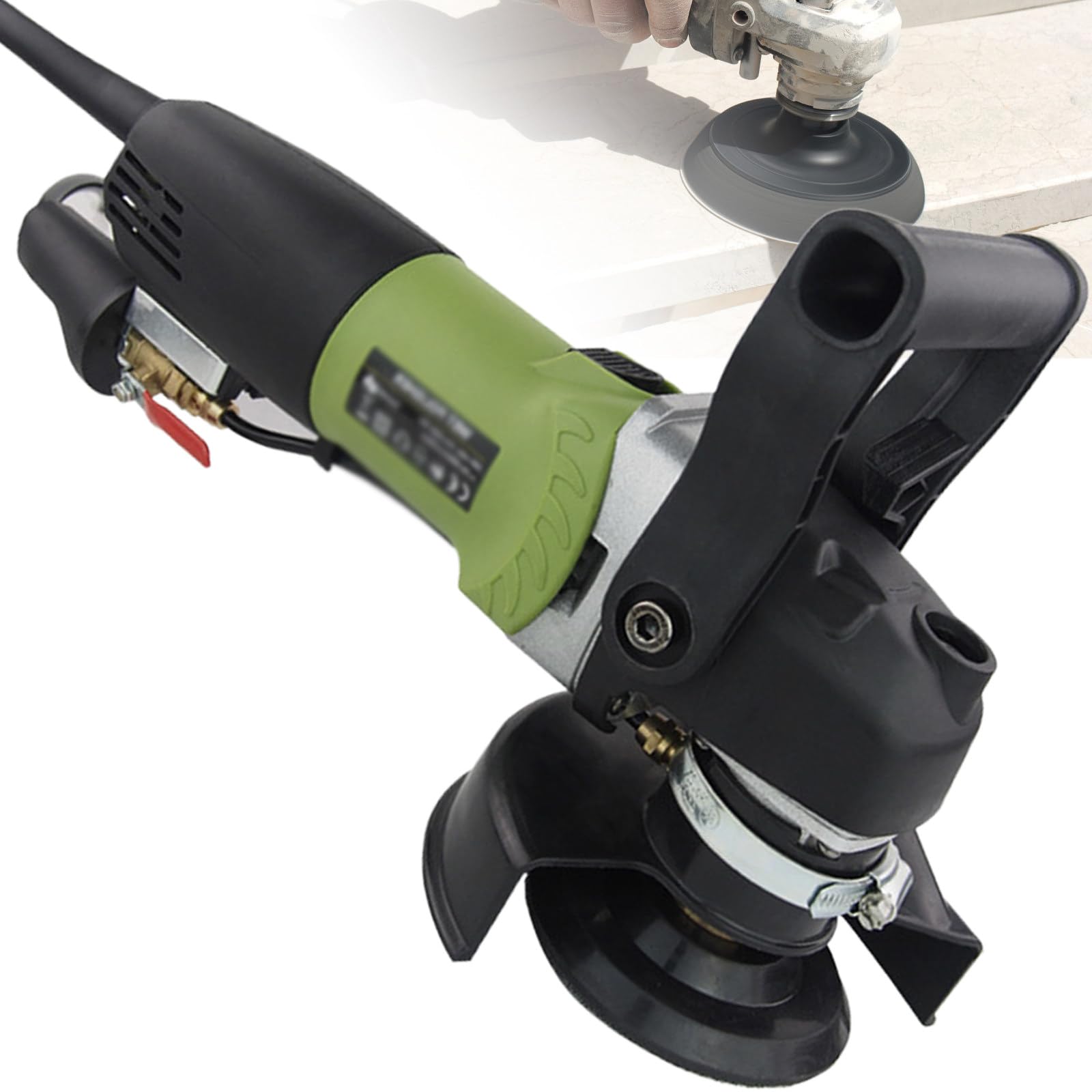 Sjyclaviger Wet Polisher Variable Speed, Grinder Sander Variable Speed, 6 Variable Speed Grinder Buffing Machine, For Granite Marble Concrete Stone Countertop Floor Tile Lower-A