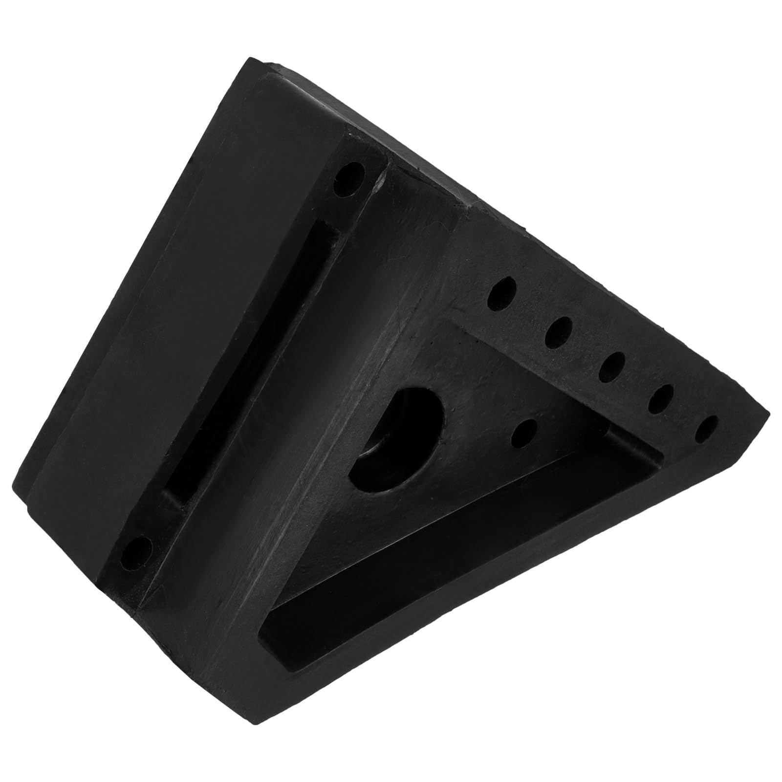INOOMP Tope de Rueda Antideslizante de Goma Portátil, Cuña Triangular para Neumáticos, Bloque de Rueda Resistente para Coche, Accesorios de Garaje y Estacionamiento, Uso en Mantenimiento