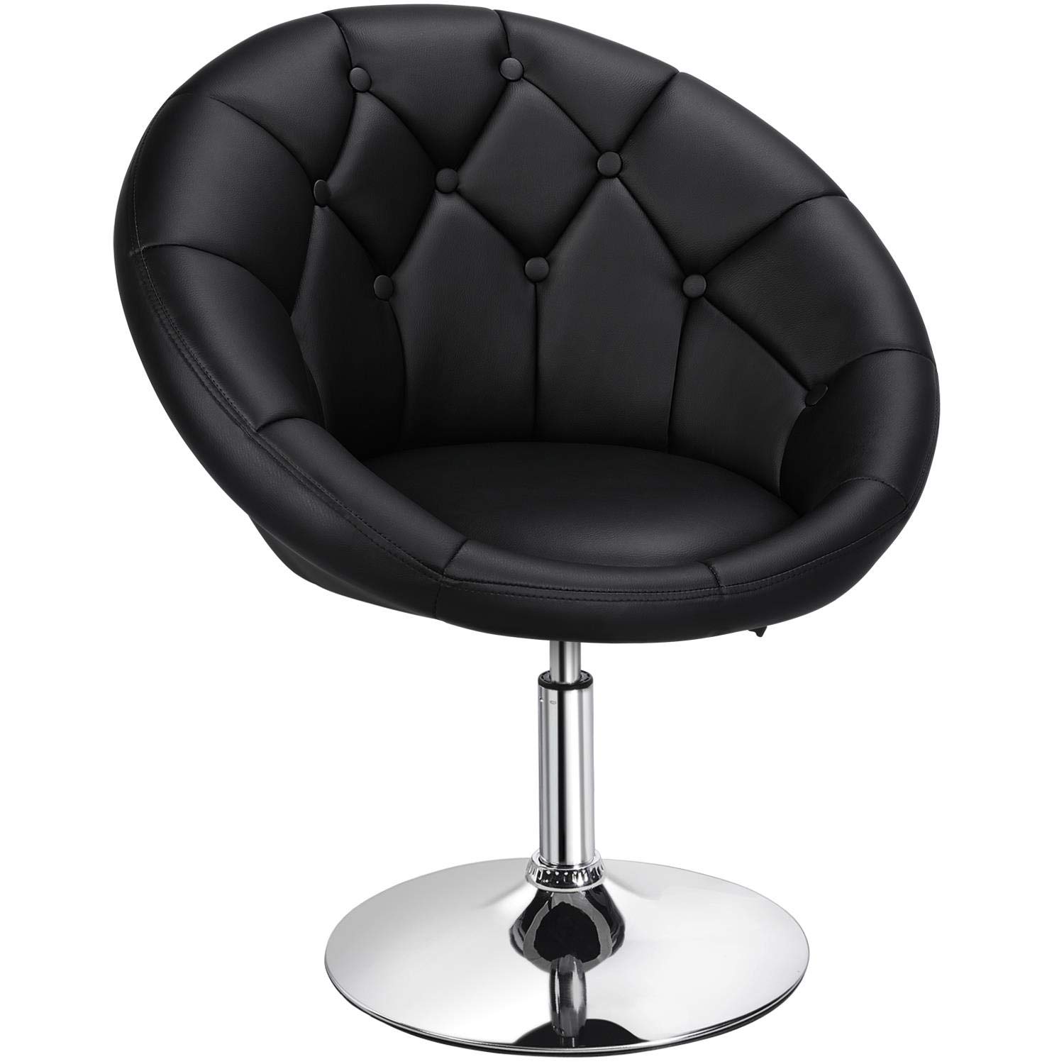 Buy Yaheetech Round Tufted Back Chair Contemporary Height Adjustable