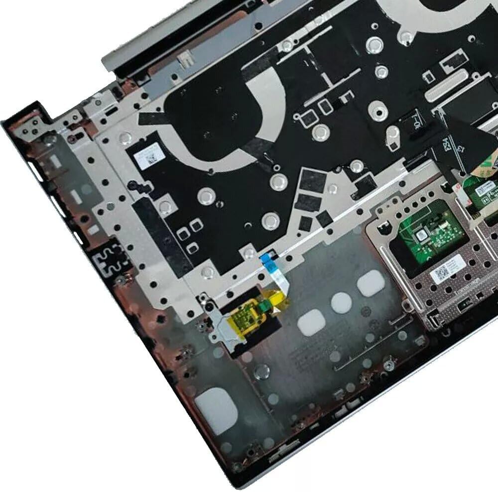 New Replacement for Lenovo Yoga 730-15IKB 730-15IWL 730-15 Laptop Upper Case Palmrest Backlit Keyboard Assembly Part 5CB0Q96465 AM27G000A10 5CB0Q96436 Silver