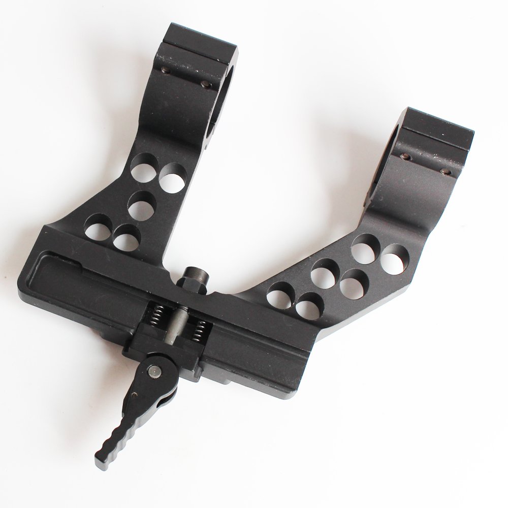 NOGA Attacco rapido per Caccia al tiro Laterale AK con Anello Integrale da 1 Pollice 25mm / 30mm per AK47 Nero