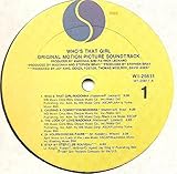WHO'S THAT GIRL LP GERMAN SIRE 1987 9 TRACK ORIGINAL SOUNDTRACK (9256111)