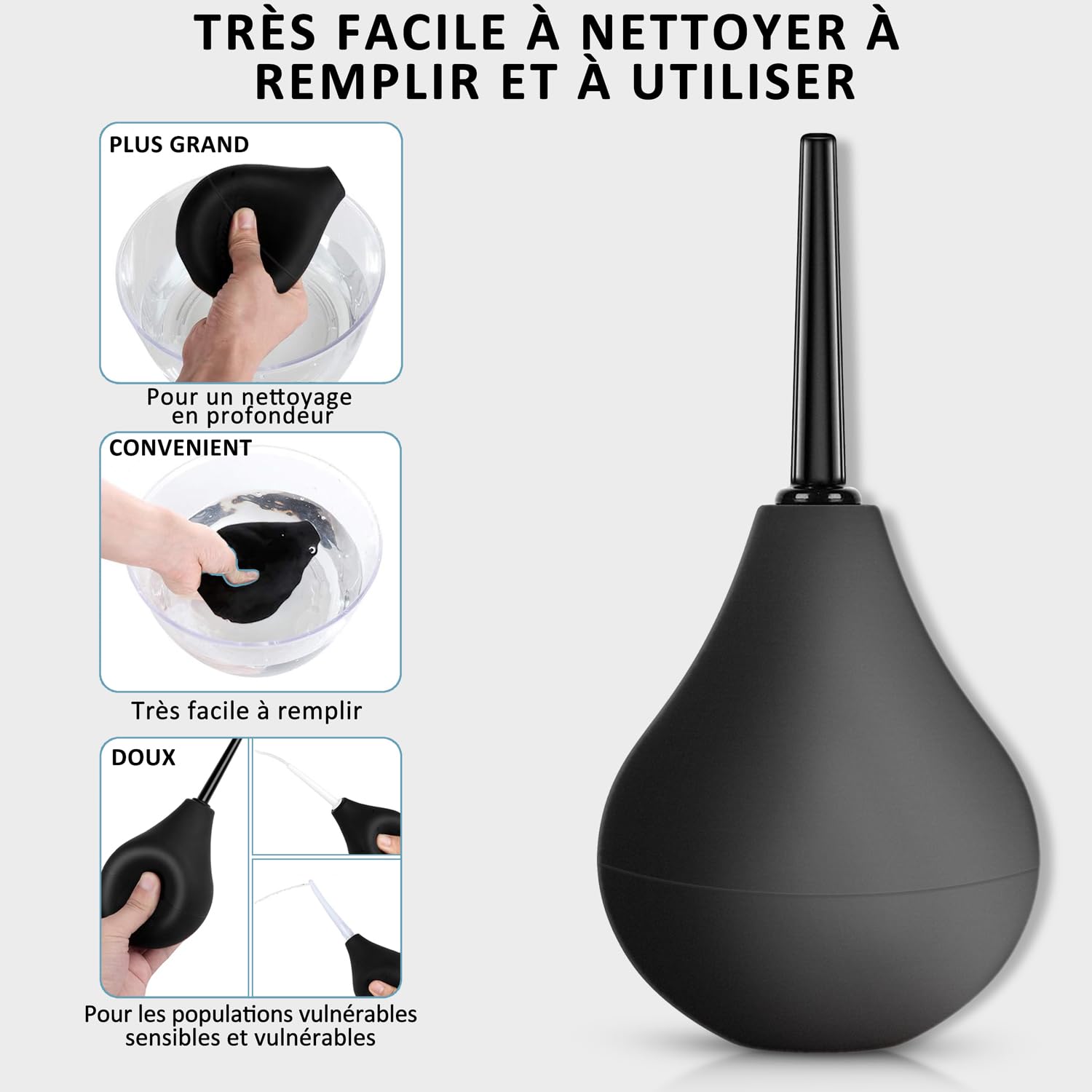 Poire De Lavement Anal Hygiène Intime - 224 Ml - Neuve - Unisexe