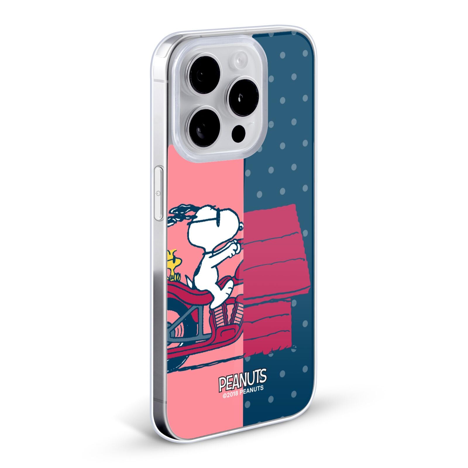 Head Case Designs Licenza Ufficiale Peanuts Snoopy & Woodstock metà E Risate Custodia in Gel [Protezione di Grado Militare] Compatibile con Apple iPhone 15 PRO Max E Compatibile con MagSafe