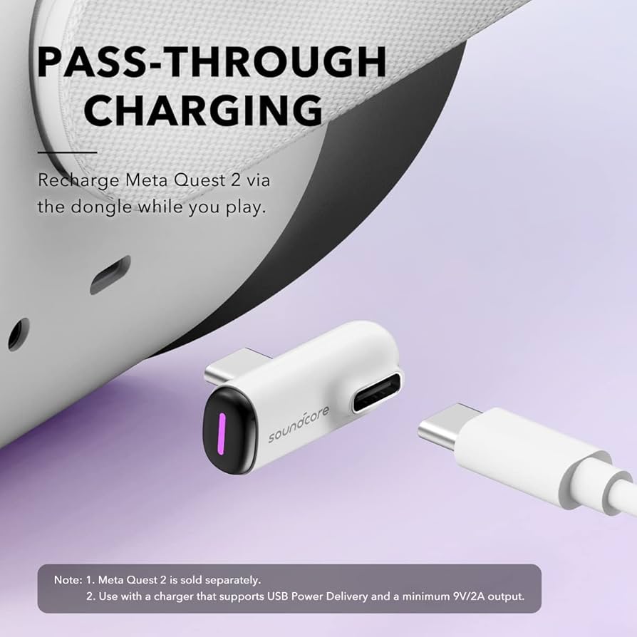 【ほぼ未使用】Anker soundcore VR P10 Amazon.com: Soundcore Dongle VR P10, Meta Quest 2