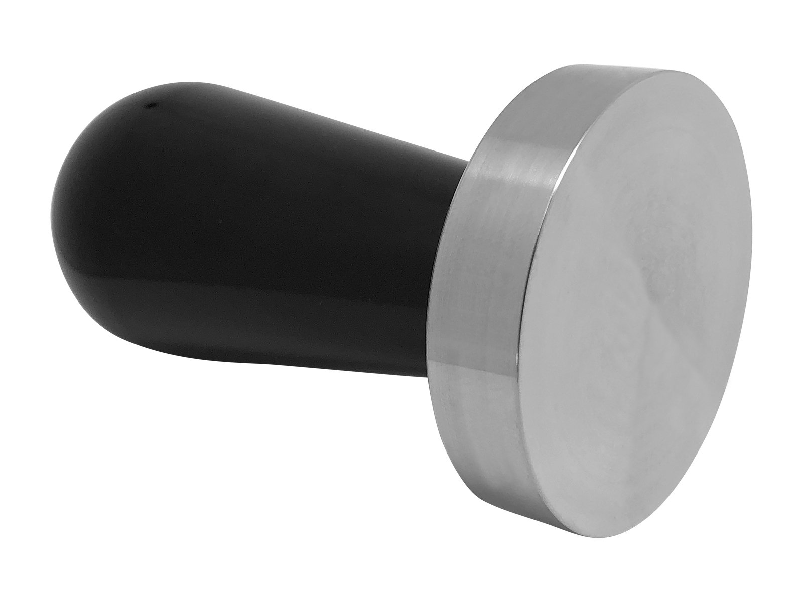 Scarlet Espresso Perfetto barista barista gekalibreerd bij een druk van 18 kg, ergonomische handgreep van zwart geanodiseerd aluminium en nauwkeurig vervaardigde roestvrijstalen basis, design