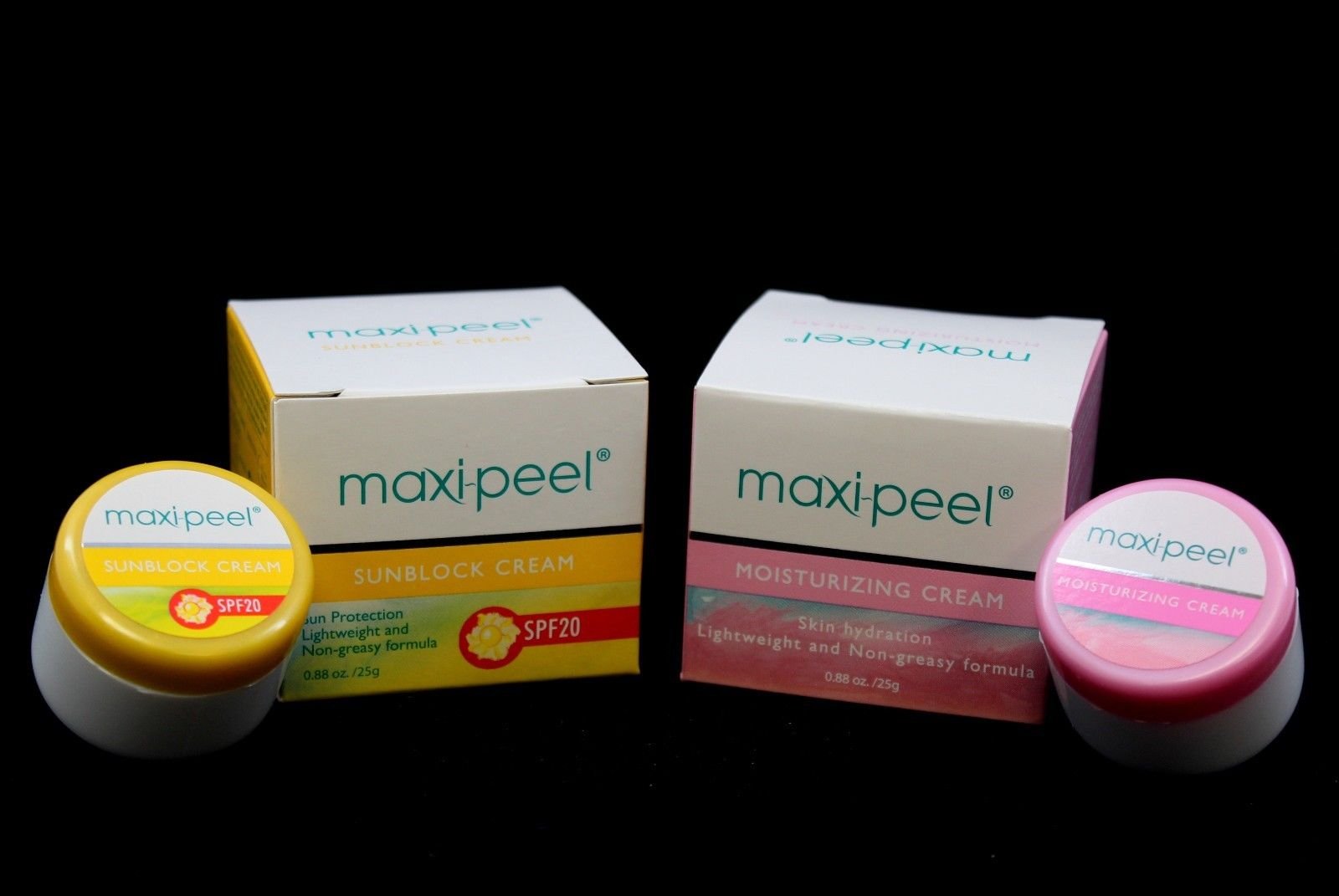 MAXI-PEEL Moisturizing Cream & Sunblock Cream SPF20 combo by Maxi-Peel