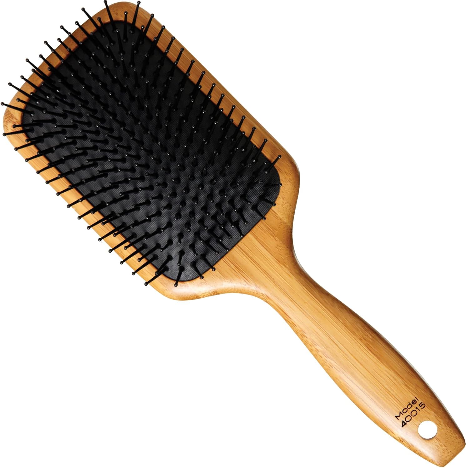 Sam Villa Signature Series Bamboo Brush Wooden Paddle Brush For Hair Styling