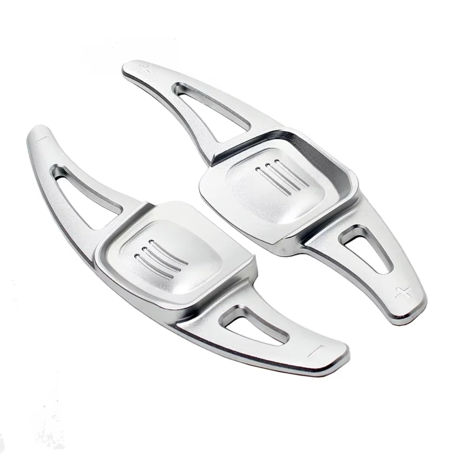 Leve Volante Compatibile Con Per Teramont 2018 2019 2020 Per Touron Per Tiguan L 2017-2020 Dispositivo Estensione Cambio Volante Dell'auto(Silver)
