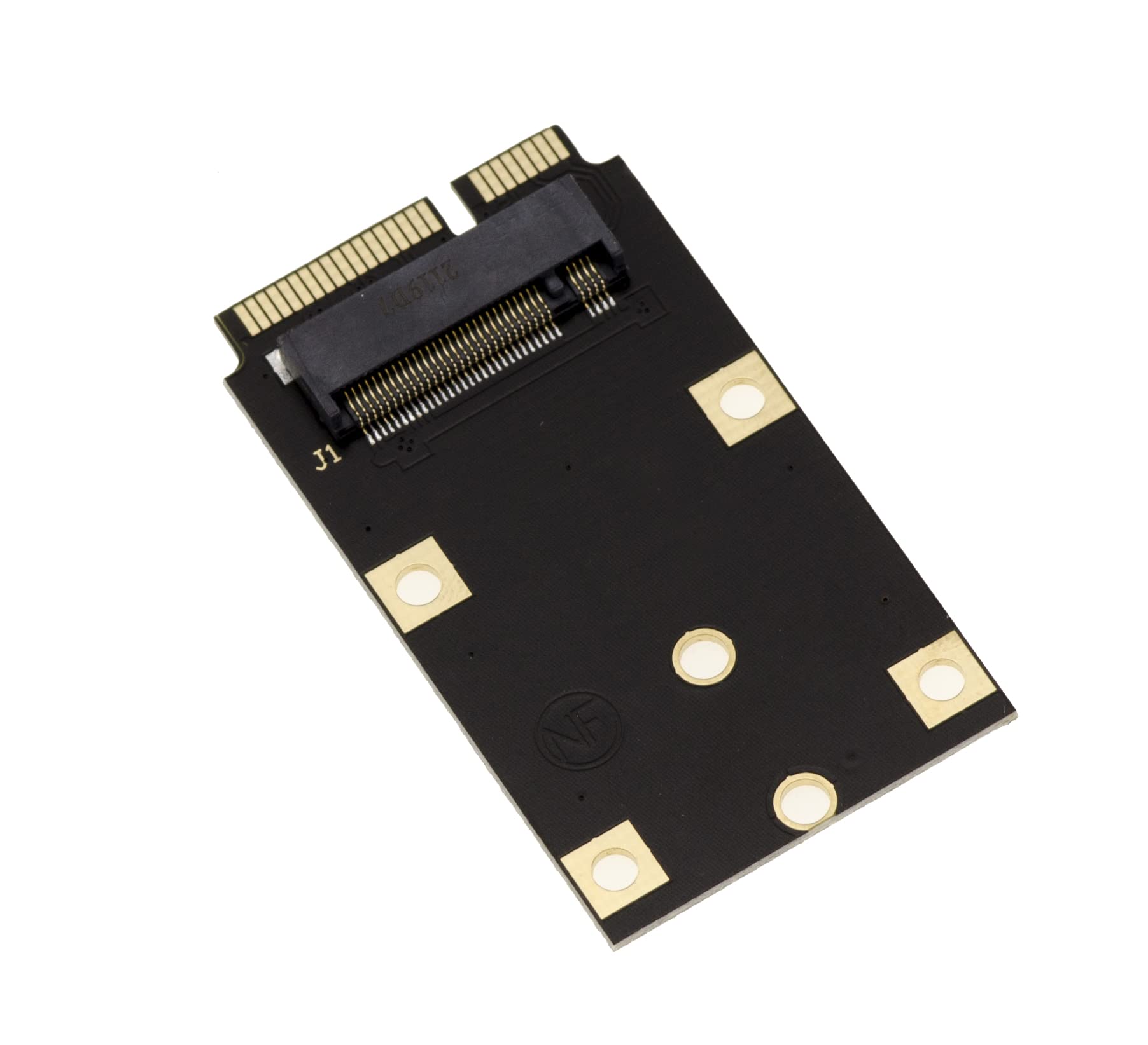 KALEA-INFORMATIQUE M2 M Adattatore da chiave a miniPCIe per il montaggio di una scheda M.2 in uno slot mini PCIe full-size
