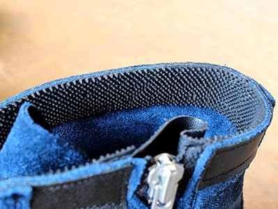 Amazon.co.jp: 椿モデル 安全靴 ベロア編上げ ファスナー付