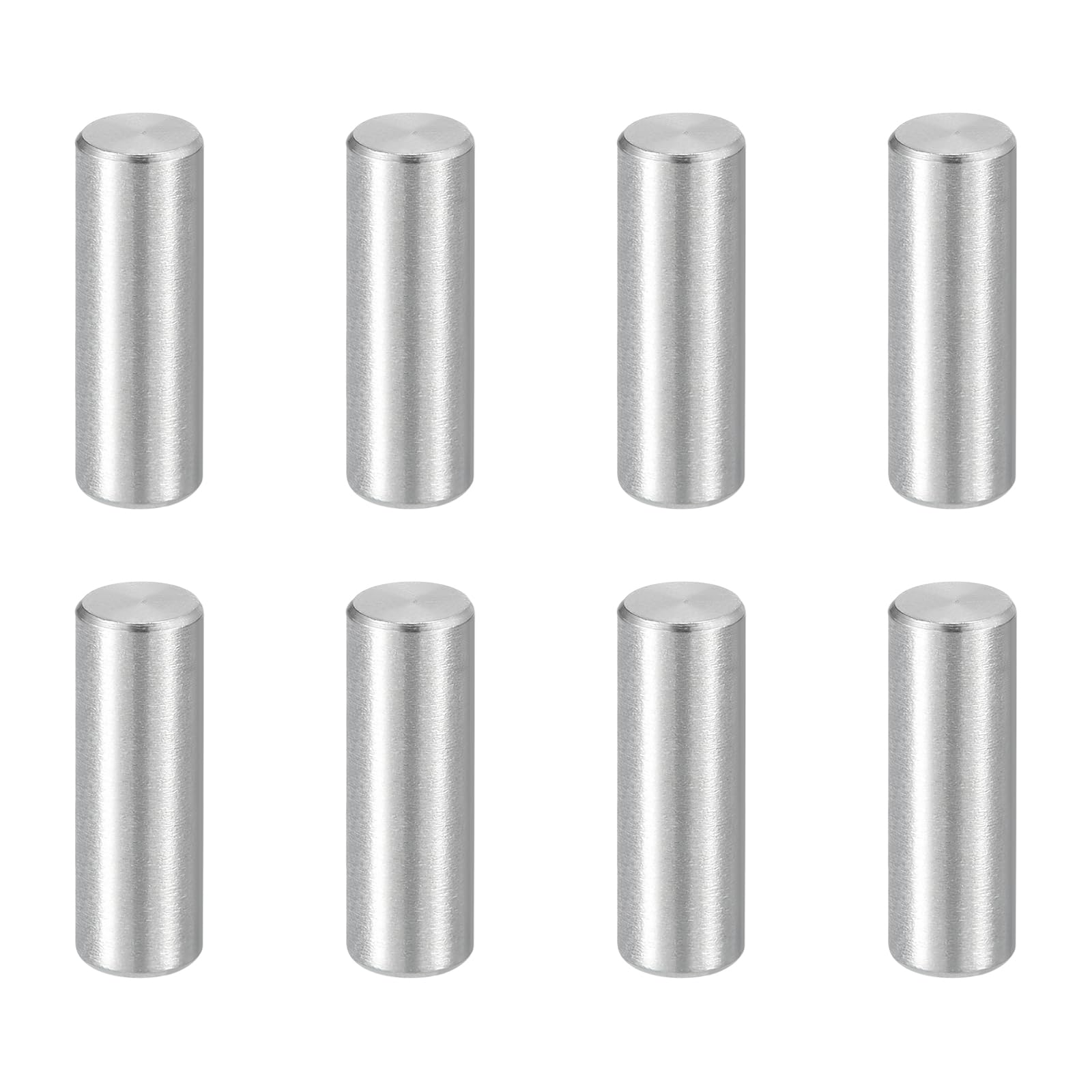sourcing map 8Pcs 1/4 x 3/4 Inch Dowel Pin, 304 Stainless Steel Cylindrical Dowel Pins, Shelf Support Pegs Rod Fastener for Cabinet Furniture DIY Installation Industry Mechanical
